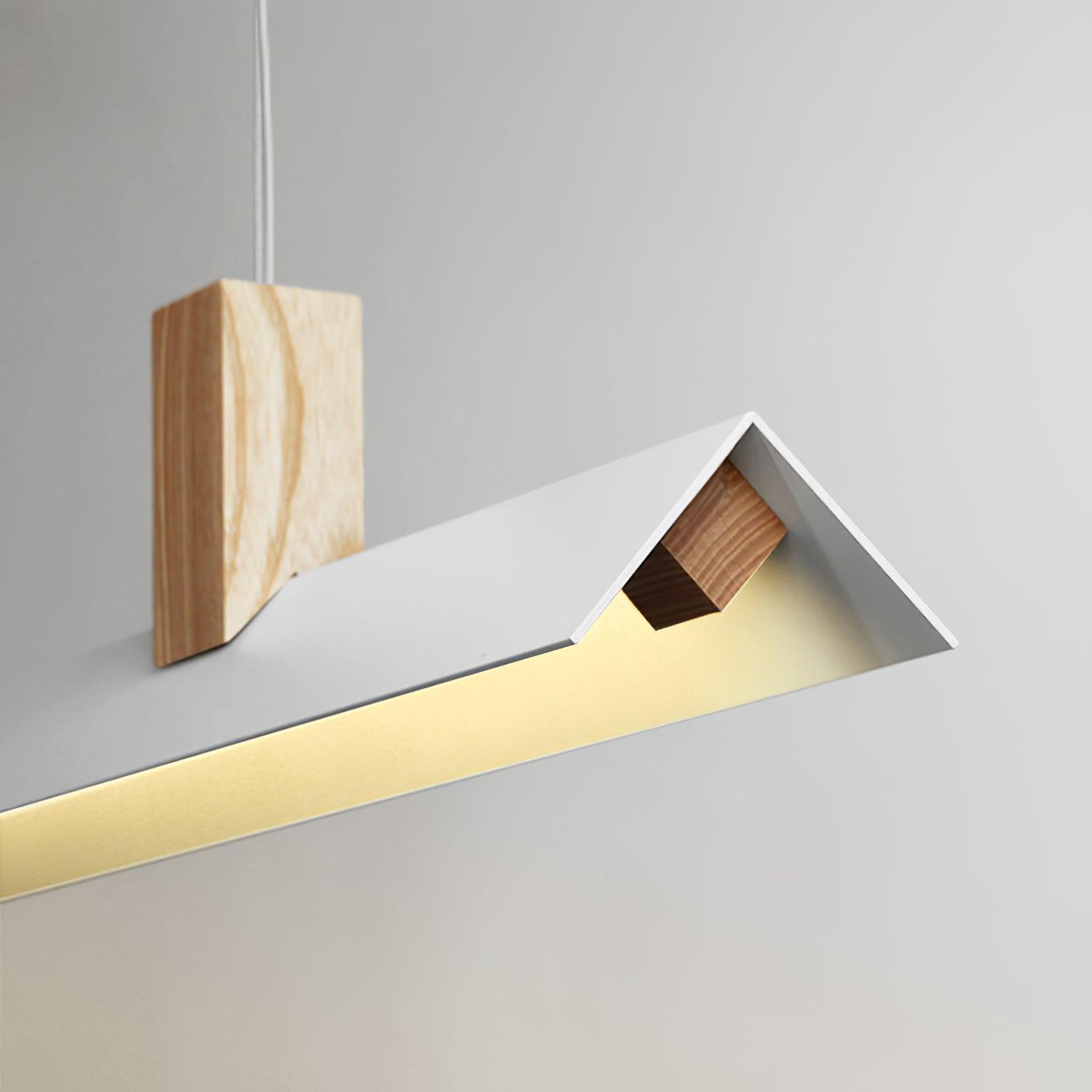 Axis T Pendant Light - Modern Industrial Ceiling Lighting Fixture for Kitchen Island, Dining Room & Bar Counter - Adjustable Hanging Chandelier with Vintage Edison Bulbs