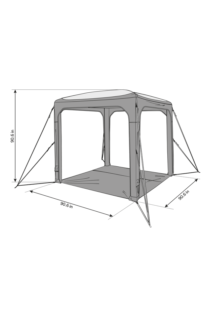 Dometic HUB 2 REDUX Portable Camping Shelter Tent - Lightweight Outdoor Shelter for Camping, Hiking & Beach - Perfect for Family Camping Trips & Outdoor Adventures
