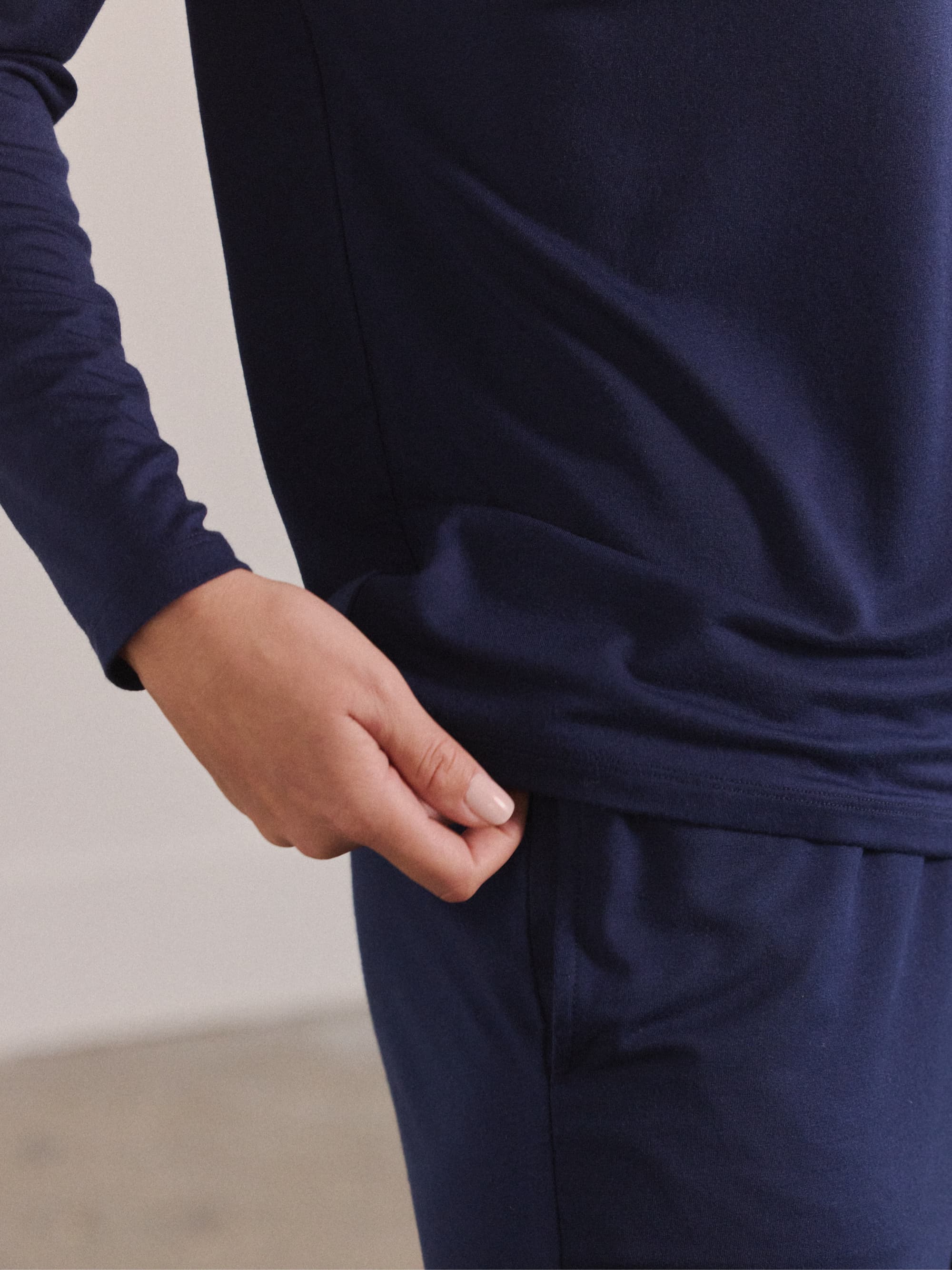 Soft Modal Long Sleeve Pajama Top for Women - Comfortable Sleepwear & Lounge Wear for Nighttime Relaxation and Cozy Evenings at Home