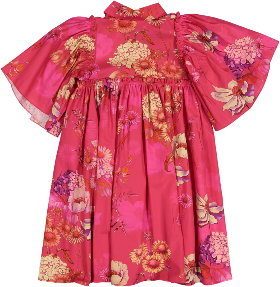 Christina Rohde Floral Dress No. 1126 137 - Elegant Summer Floral Print Dress for Women, Perfect for Weddings, Parties & Beach Vacations