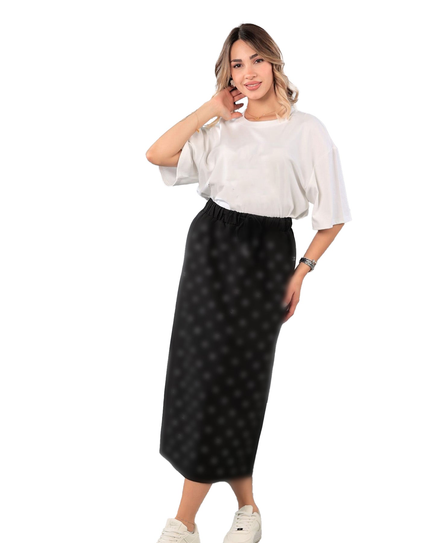 Women's Fashion Short Sleeve Top with Matching Hip Skirt Set - Casual Summer Outfit for Beach, Party & Daily Wear