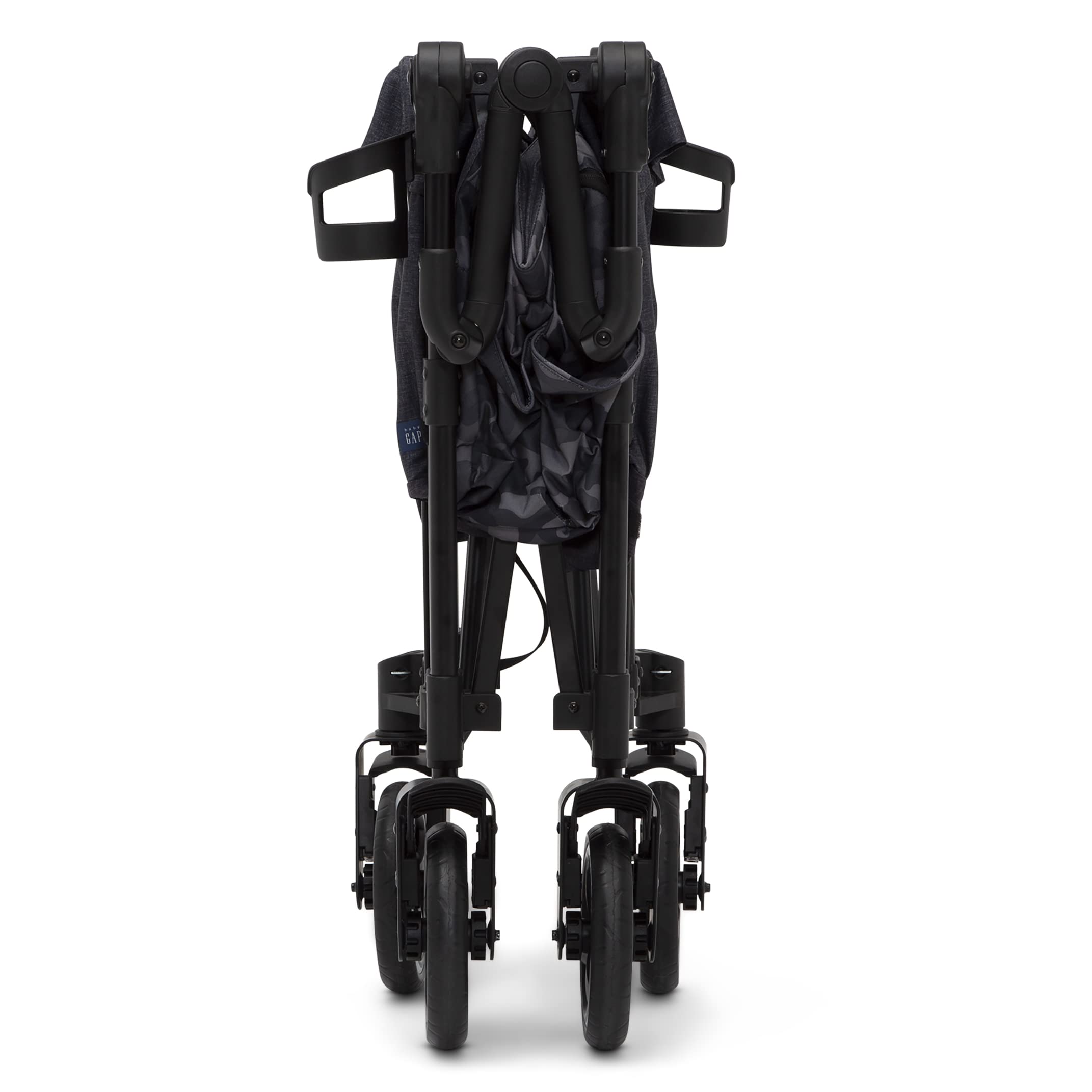 GAP babyGap Deluxe Explorer Wagon Stroller for Toddlers - Black Camouflage Design | Lightweight Foldable Baby Stroller for Outdoor Adventures, Shopping & Travel