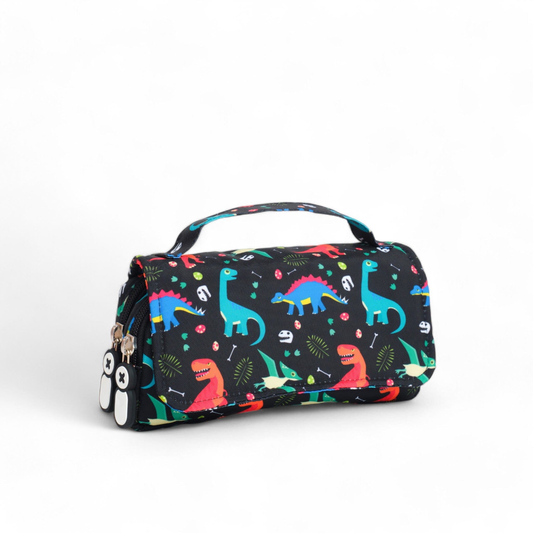 Durable Dinosaur Pencil Case for Kids - School & Office Supplies Organizer - Perfect for Backpack, Desk & Travel Use