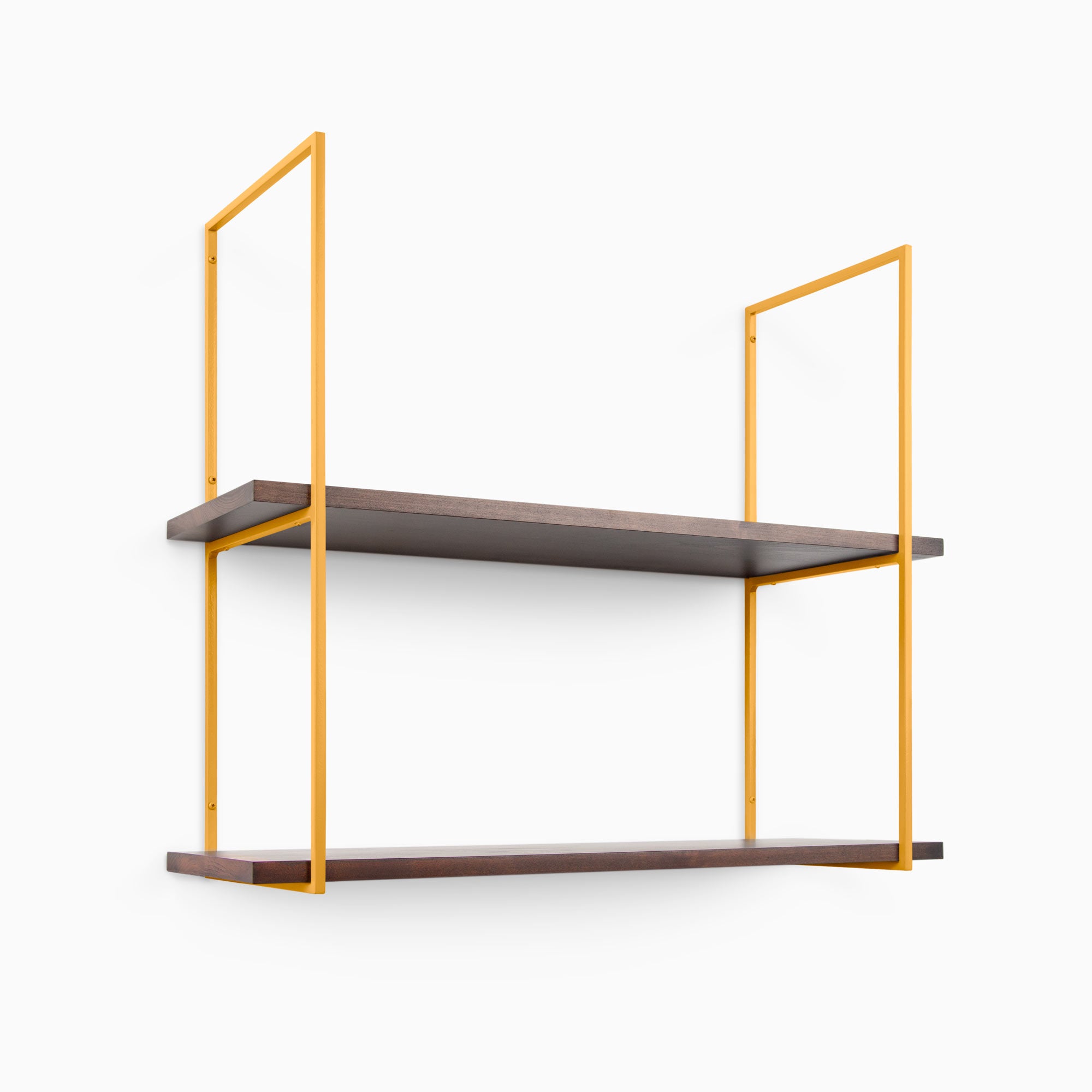 Lloyd Espresso 5-Tier Wooden Shelf for Kitchen, Bathroom & Office Storage - Space Saving Organizer for Spices, Books & Decor