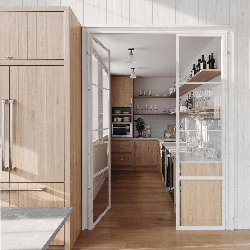 ZLINE 36 Inch 19.6 Cu Ft Panel Ready French Door Built-In Bottom Freezer Refrigerator with Water Dispenser and Ice Maker (RBIV 36) - Perfect for Modern Kitchens and Open-Concept Homes