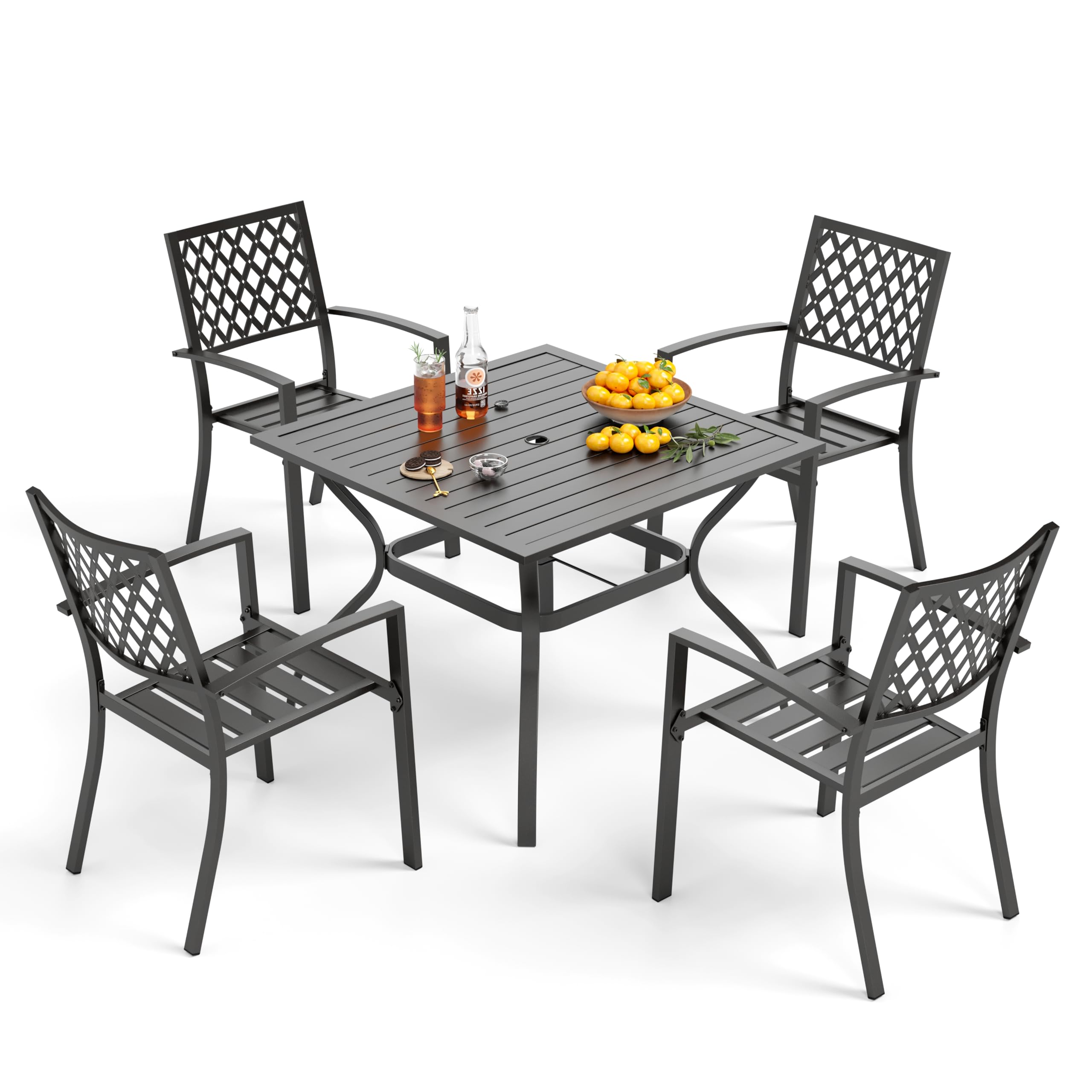 PHI VILLA 5-Piece Outdoor Dining Set - 37