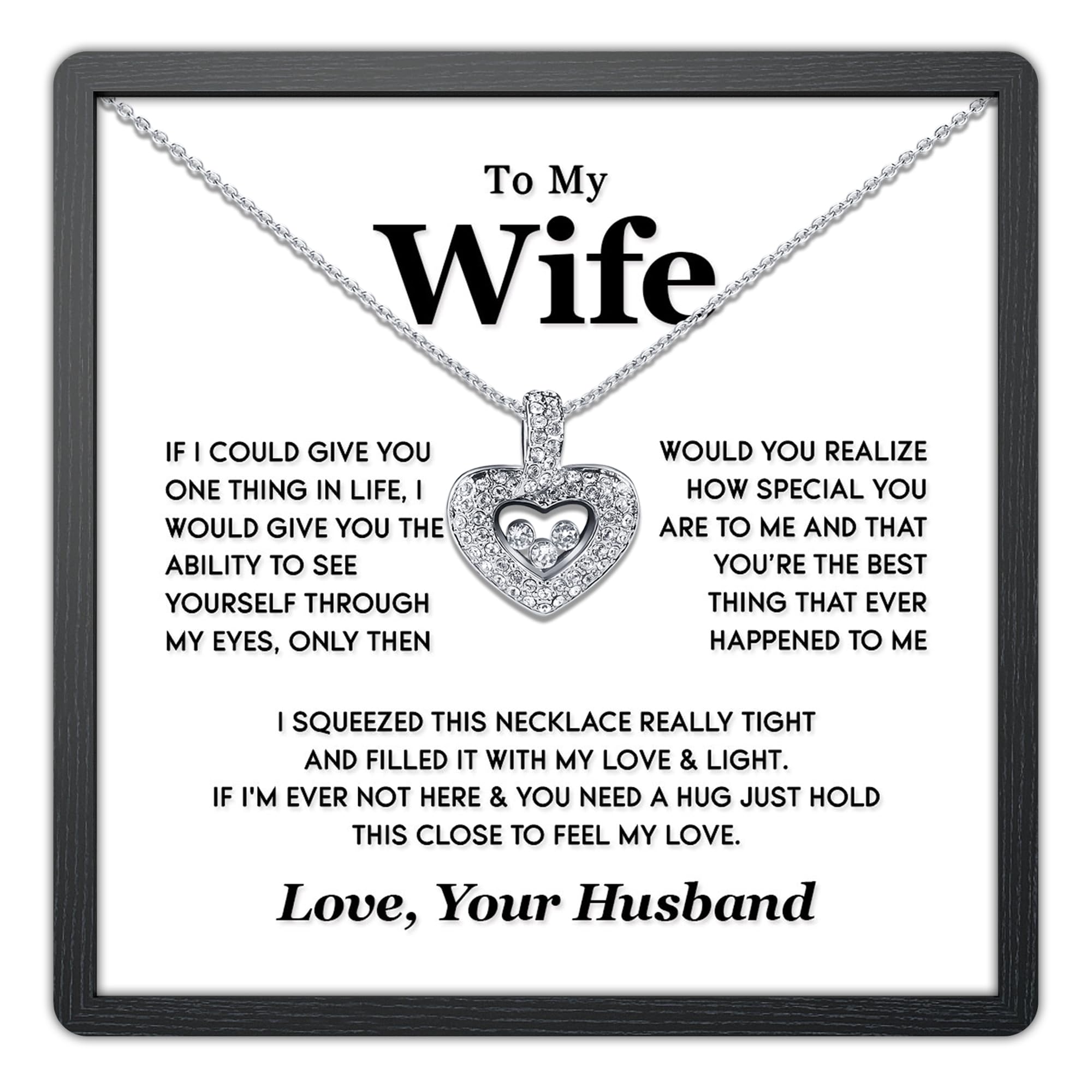 TRYNDI Elegant Necklace for Women - Perfect Romantic Gift for Wife from Husband (Christmas, Anniversary, Birthday) - Jewelry for Date Night & Special Occasions
