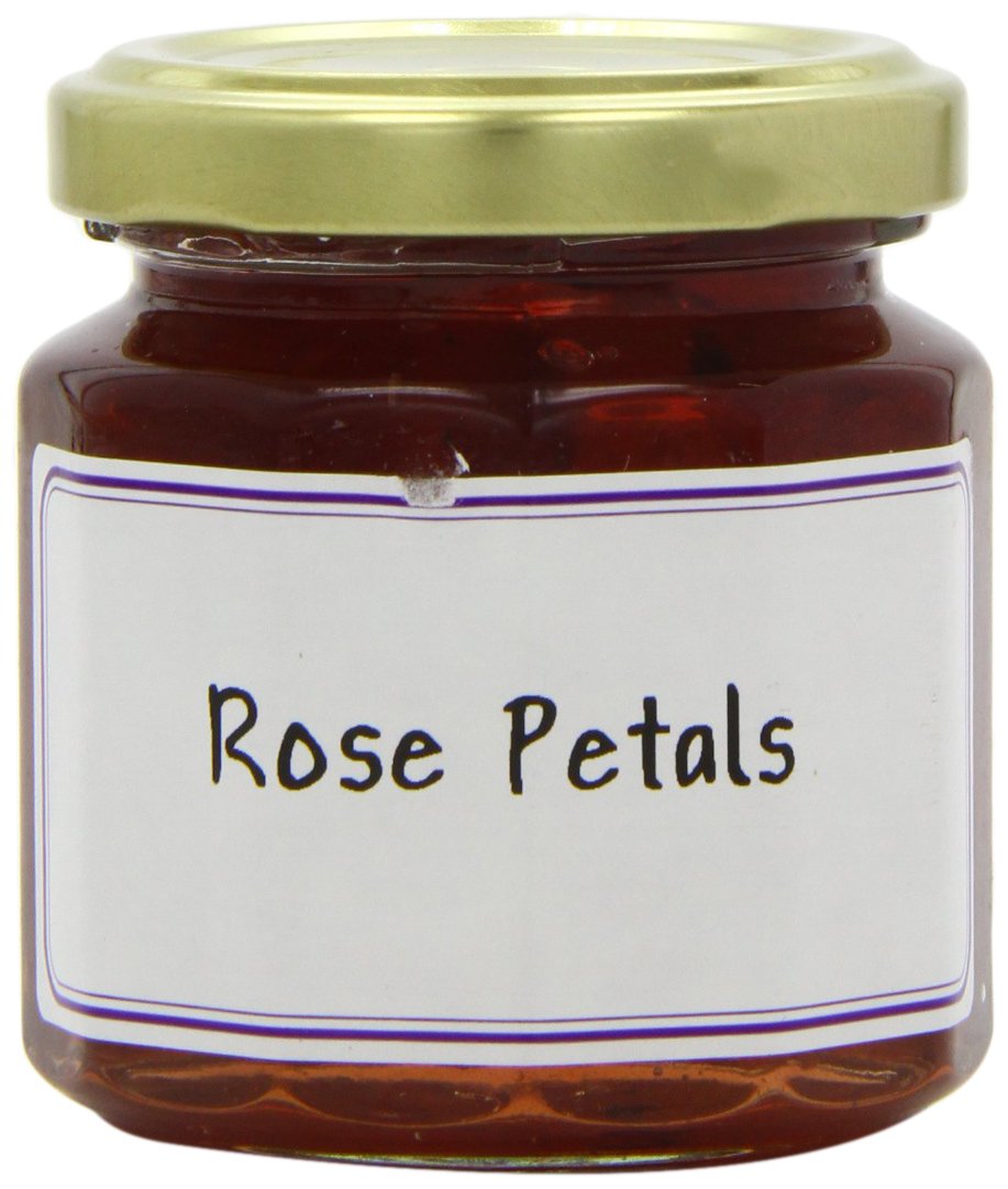 Epicurien Gourmet Rose Petals Confit - 125g (4.4oz) Premium Edible Rose Petals for Baking, Desserts & Cocktail Garnish