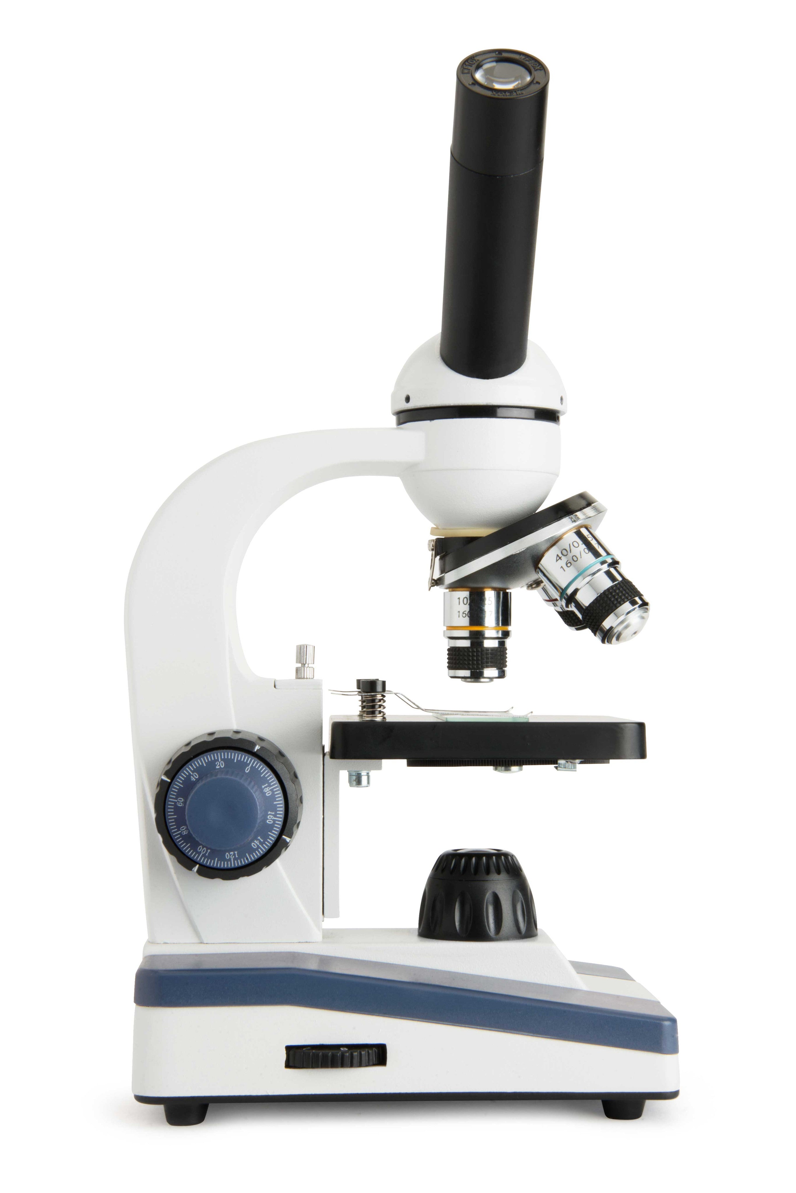 Refurbished Celestron Labs CM1000C Compound Microscope 40X-1000X Magnification for Students, Professionals & Hobbyists - Perfect for Biology Labs, Classroom Education & Scientific Research