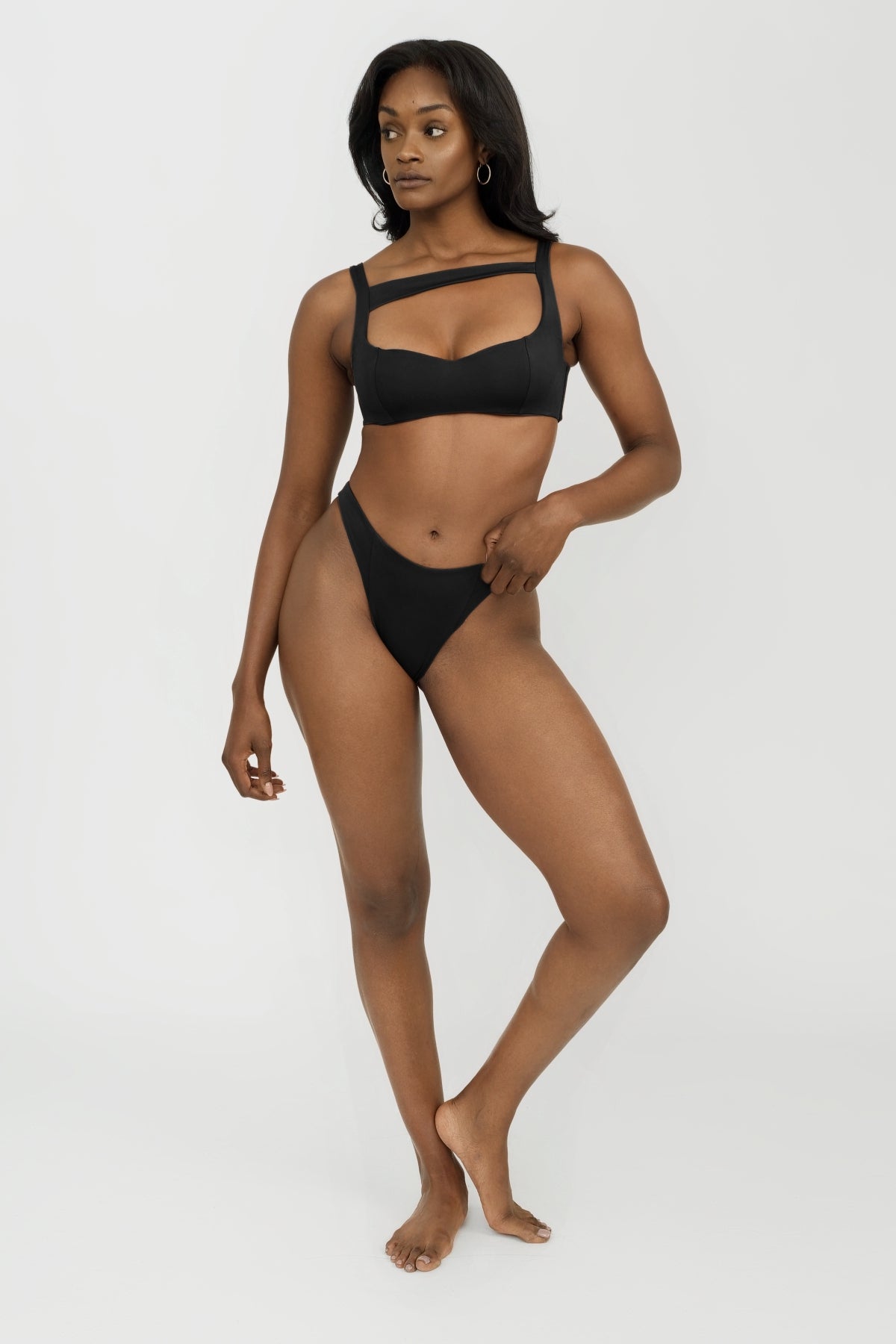 Kali Top for Women - Stylish Black Yoga Tops for Workout & Lounge Wear - Perfect for Yoga, Gym, and Casual Outfits