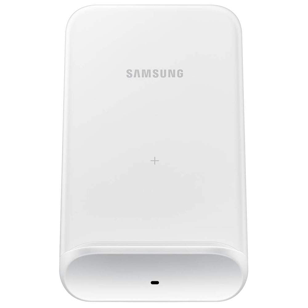 Samsung EP-N3300T 9W Convertible Wireless Charging Stand with 15W Fast Charging Cube | Renewed Like New in White | Perfect for Home, Office & Travel Charging
