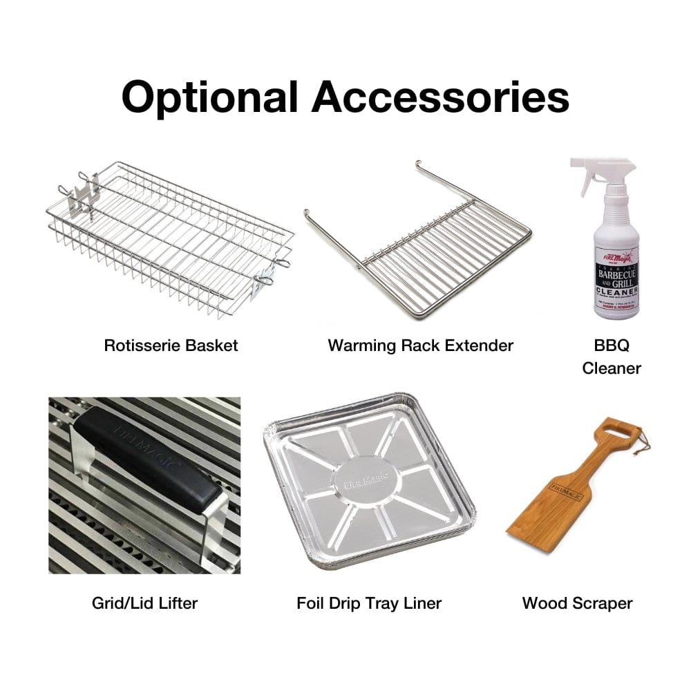 Fire Magic Aurora A660s 61 Inch Portable Gas Grill - Outdoor BBQ Grill for Backyard, Camping & Tailgating | Stainless Steel Construction | High-Performance Cooking