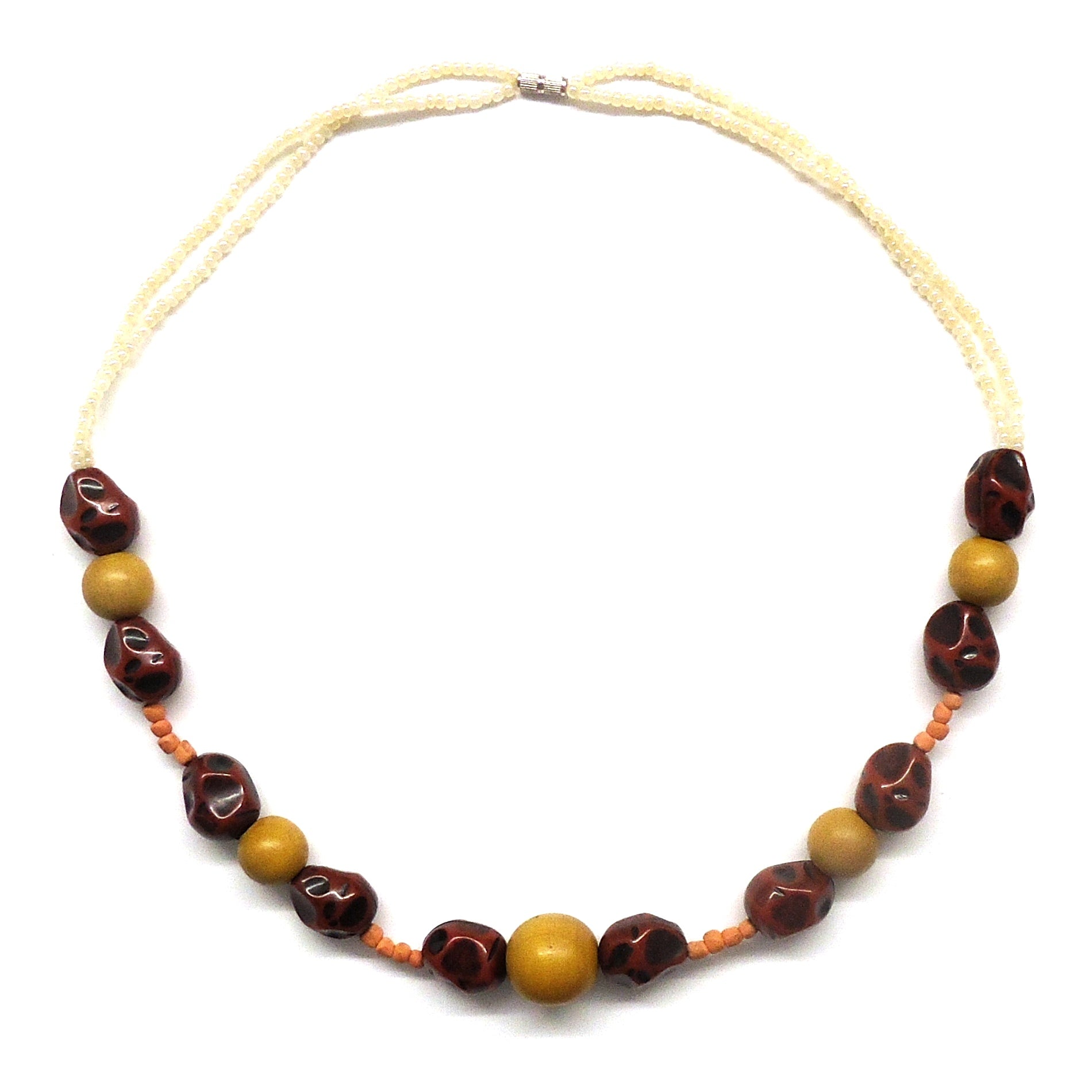 Stylish Multi Bead Necklace for Women - Fashion Boho Statement Jewelry - Perfect for Parties, Weddings & Everyday Wear