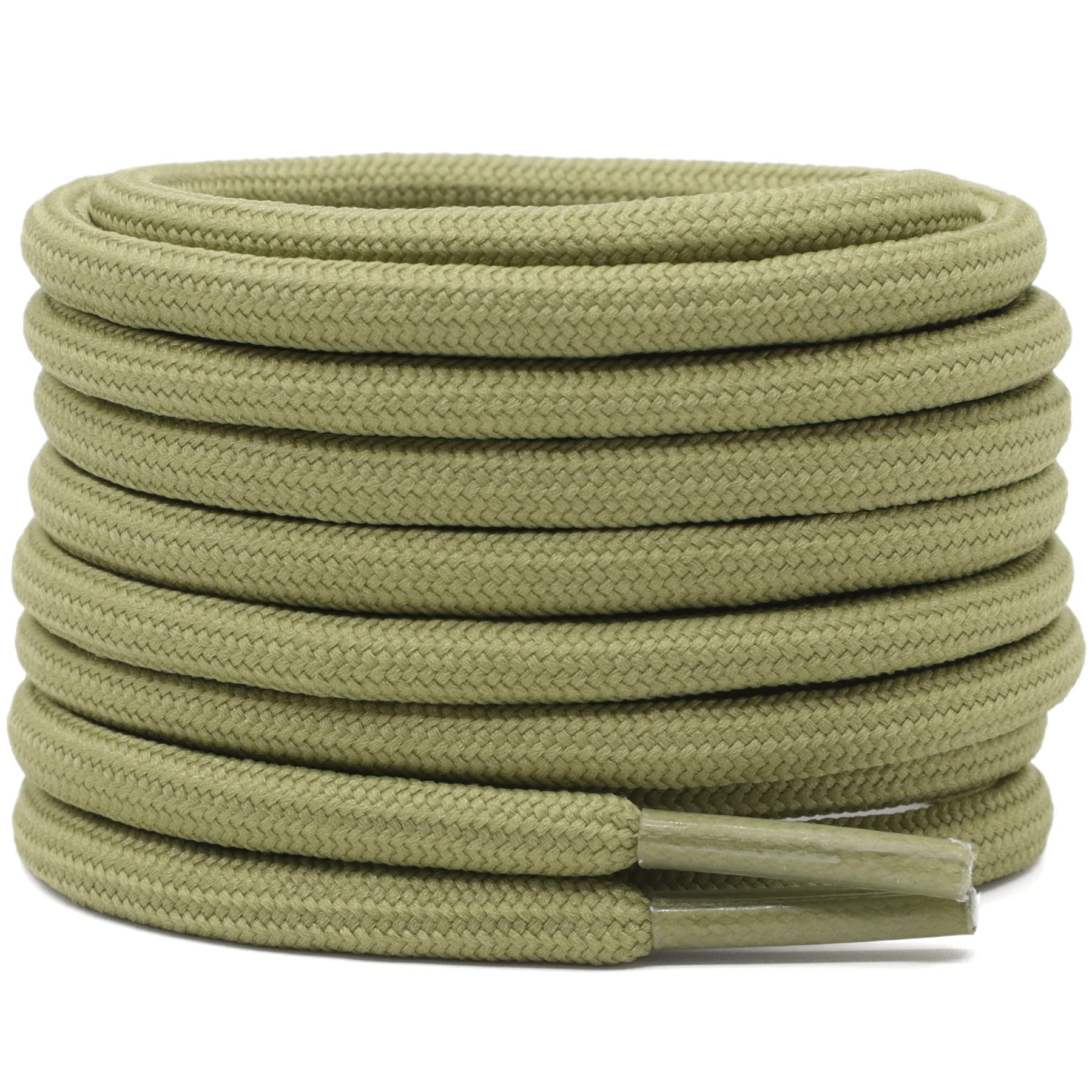 DELELE 2-Pair Thick Round Climbing Shoelaces - Durable Hiking & Boot Laces for Outdoor Sports, Hiking, and Work Boots