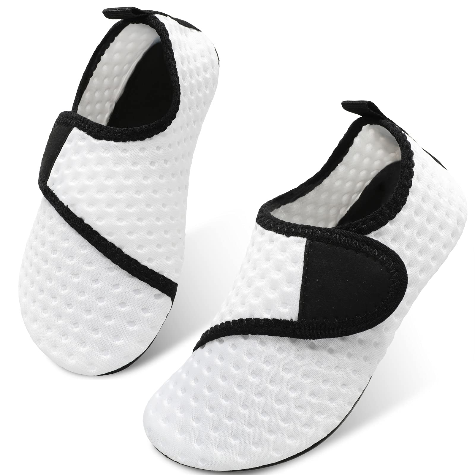 L-RUN Kids Water Shoes - Barefoot Aqua Socks for Swimming, Beach, Pool, Surfing & Yoga | Non-Slip Quick-Dry Lightweight Shoes for Boys and Girls | Perfect for Water Sports, Summer Activities and Outdoor Play