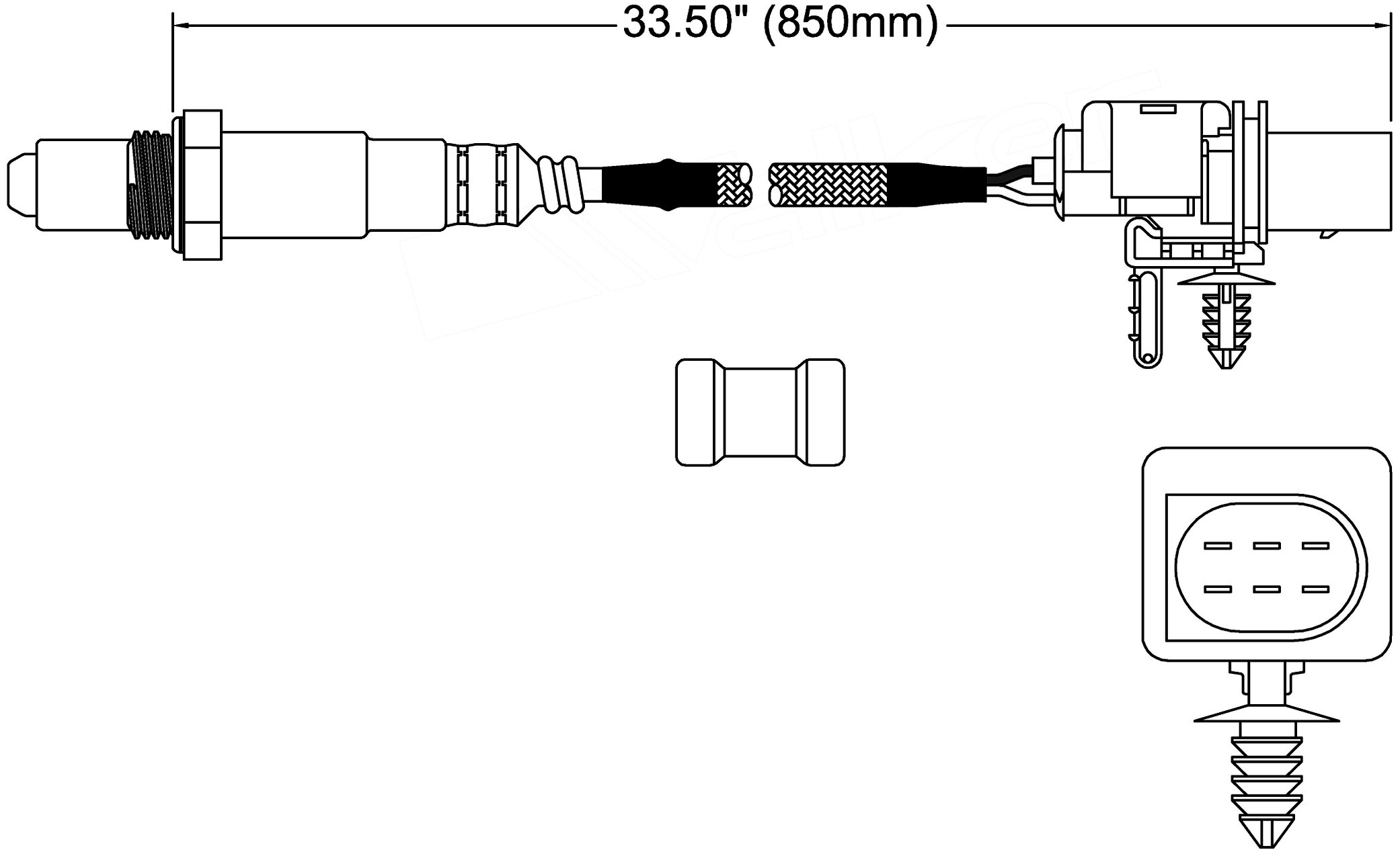 ACDelco Gold 213-3933 Heated Oxygen Sensor - Replacement O2 Sensor for GM Vehicles - Improves Fuel Efficiency & Engine Performance (Compatible with Chevy, Buick, Cadillac, GMC) - Perfect for Engine Tune-Ups & Emissions Testing