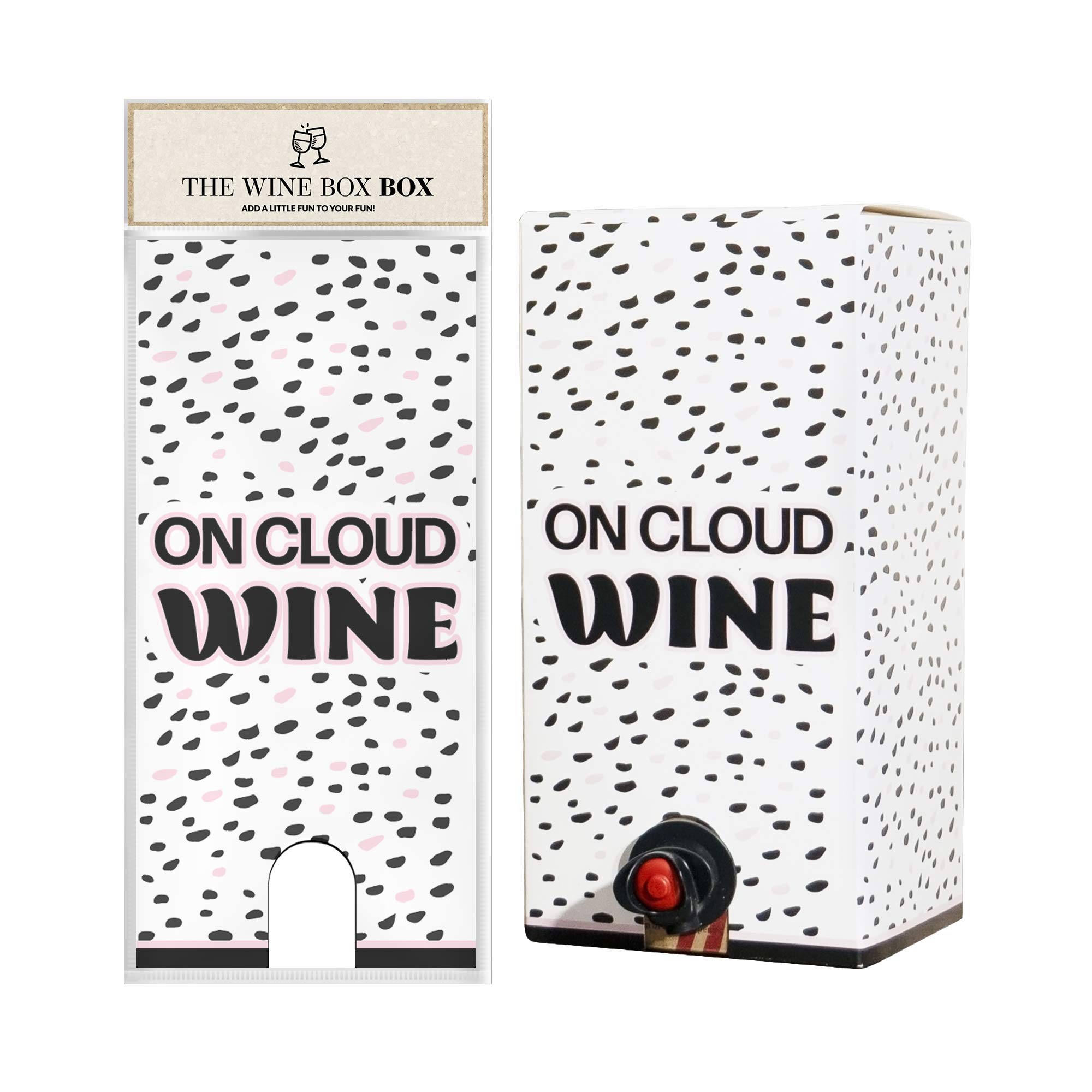Cloud Wine Box Cover - Lightweight & Portable Packaging for Boxed Wine | Stylish & Decorative Design for Parties, Picnics & Home Use | WineBox