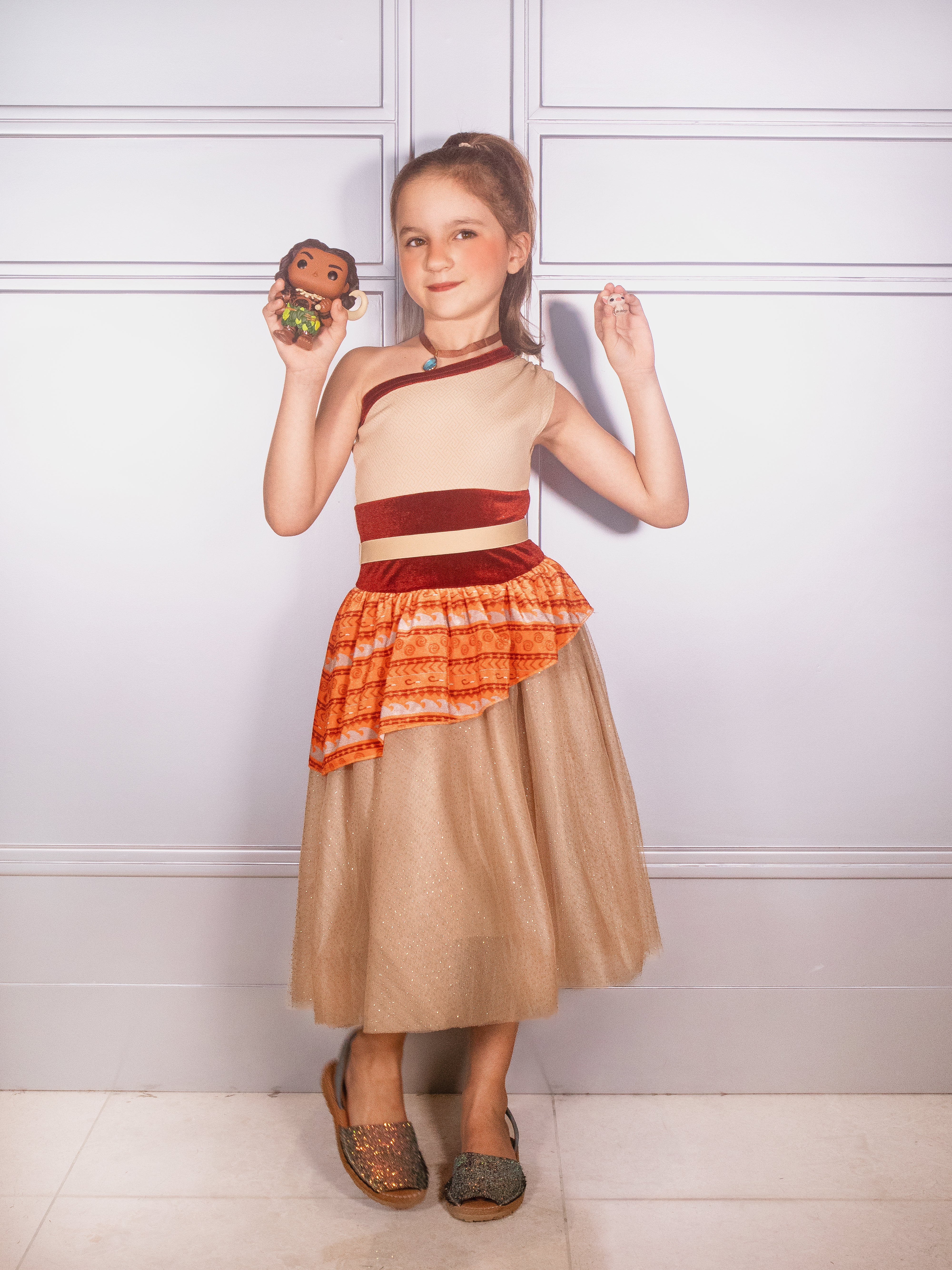 Coral Reef Princess Costume Dress for Girls - Mermaid Themed Party Outfit for Halloween, Dress Up & Birthday Celebrations