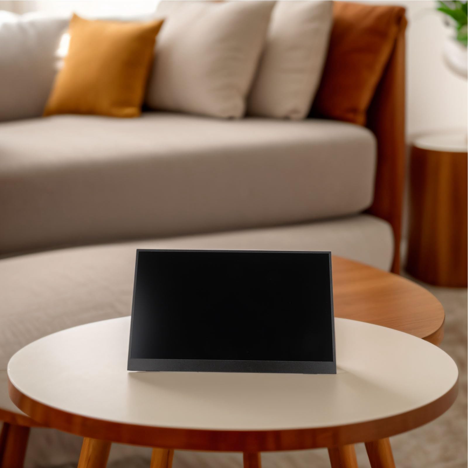 Xiuganpo 15.6 Inch Portable Monitor - Full HD 1080P IPS Screen, Ultra Slim Lightweight Design, HDMI/USB-C Connectivity, Adjustable Stand - Perfect for Laptop Extensions, Gaming Consoles, Business Presentations, Travel & Home Office Use