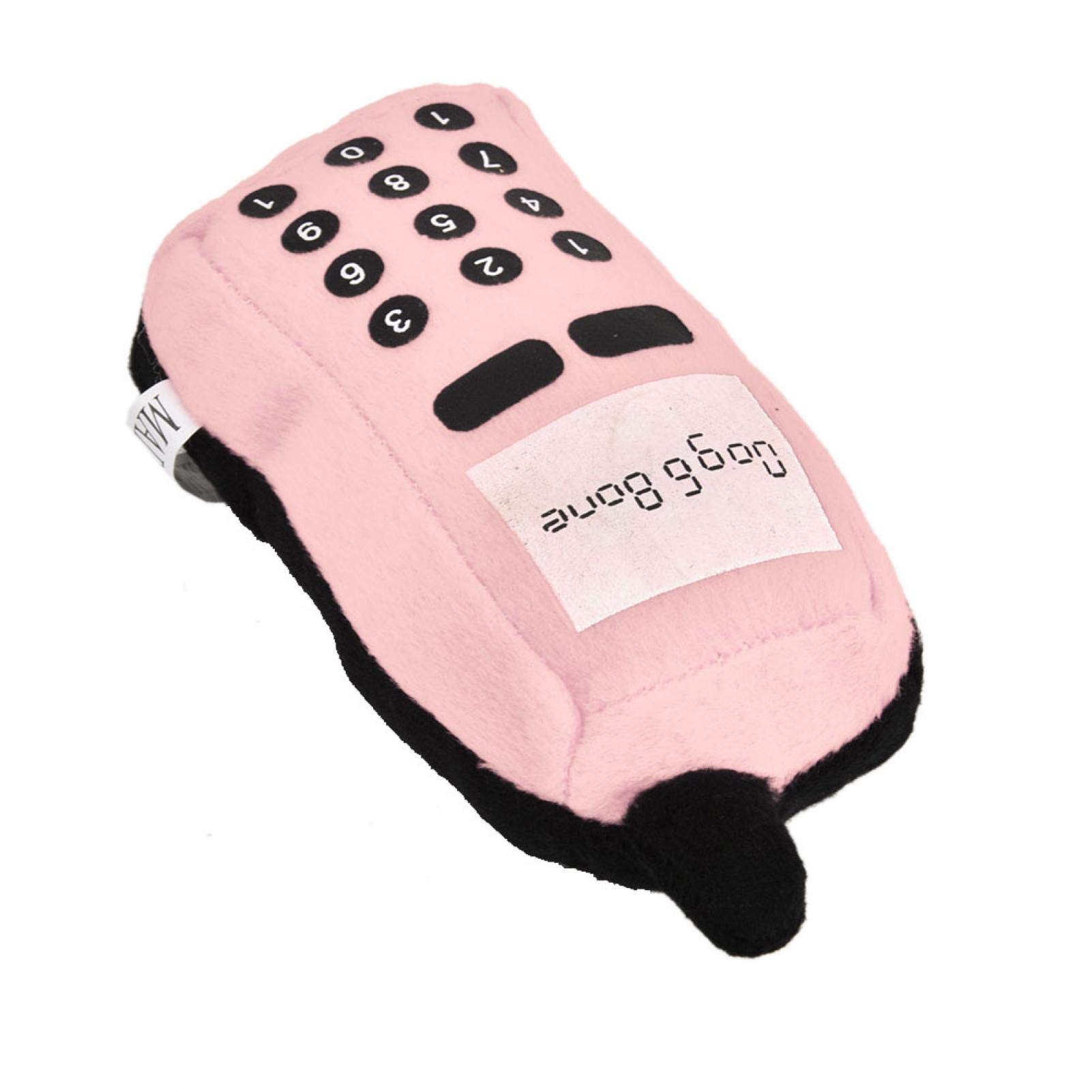 GLOGLOW Squeaky Plush Dog Chew Toy - Cell Phone Shaped Puppy Toy for Small & Medium Dogs - Interactive Stuffed Animal for Playtime & Teething Relief