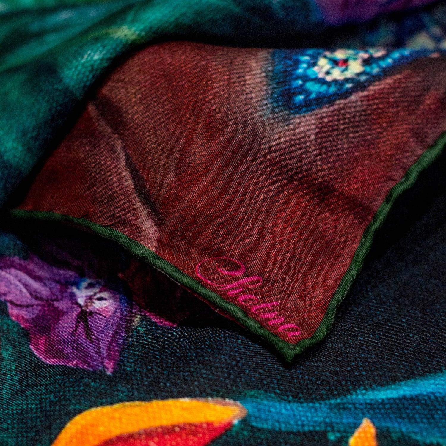 Elegant Mexico Long Silk Scarf - Soft & Lightweight Shawl for Women - Perfect for Travel, Parties & Formal Occasions