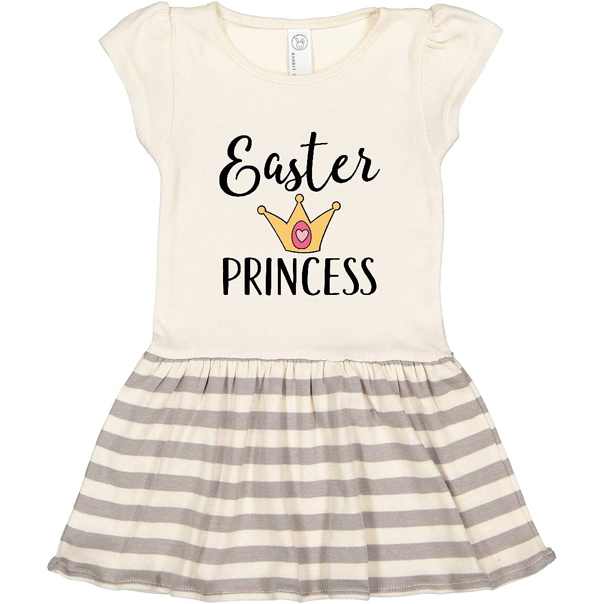 Inktastic Easter Princess Holiday Outfit Toddler Dress - Adorable Easter Dress for Baby Girls, Perfect for Easter Sunday, Spring Photos & Special Occasions
