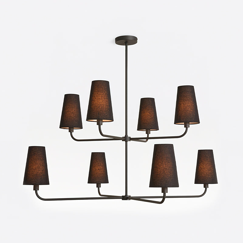 Ansel Chandelier - Modern Crystal Ceiling Light Fixture for Dining Room & Living Room | Elegant Lighting Decor for Home & Office