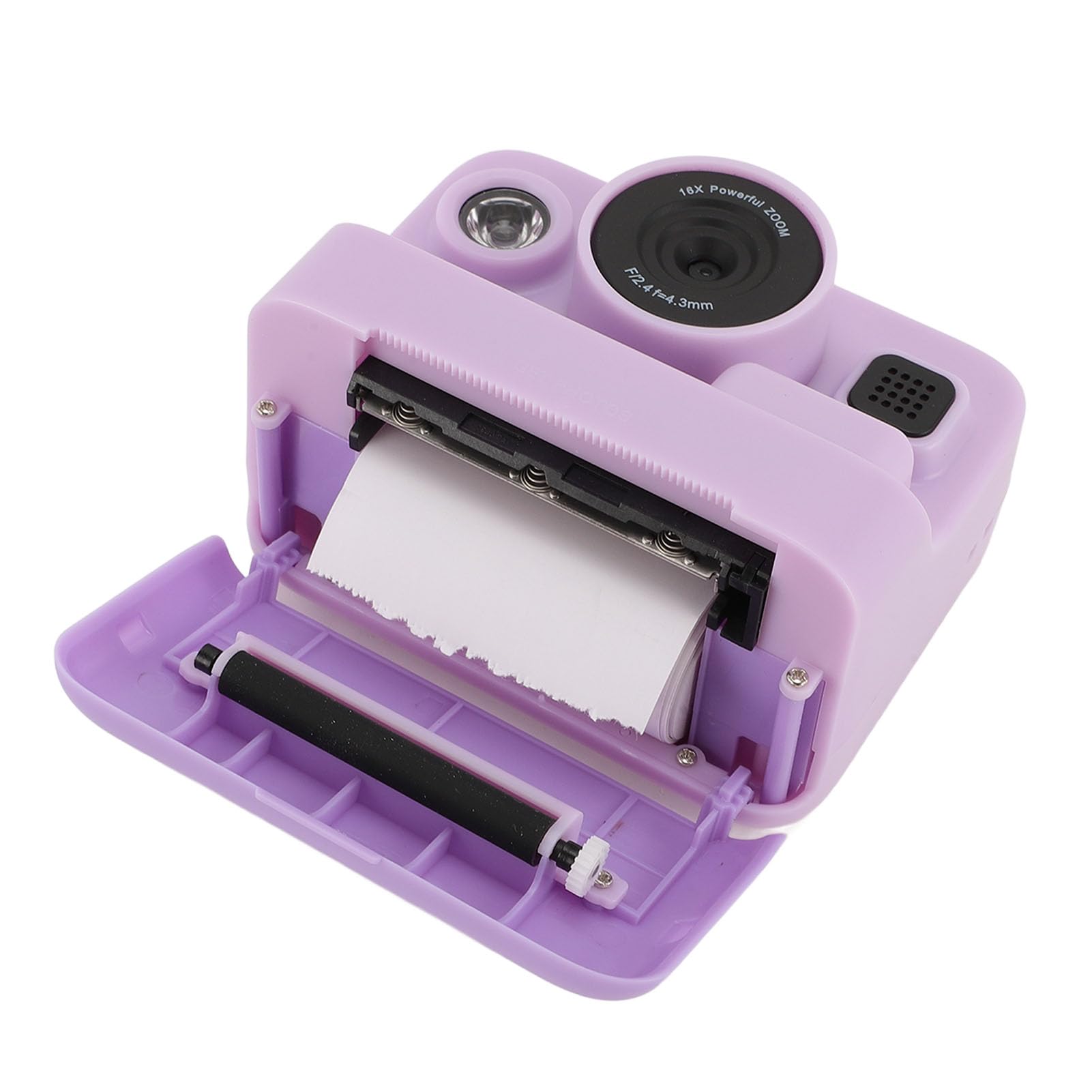 Kids Digital Camera with Instant Print - 1080P HD 12MP Selfie Camera for Boys & Girls Ages 3-10 | Toddler Learning Toy & Birthday Gift (Purple) - Perfect for Family Travel, Birthday Parties & Creative Play