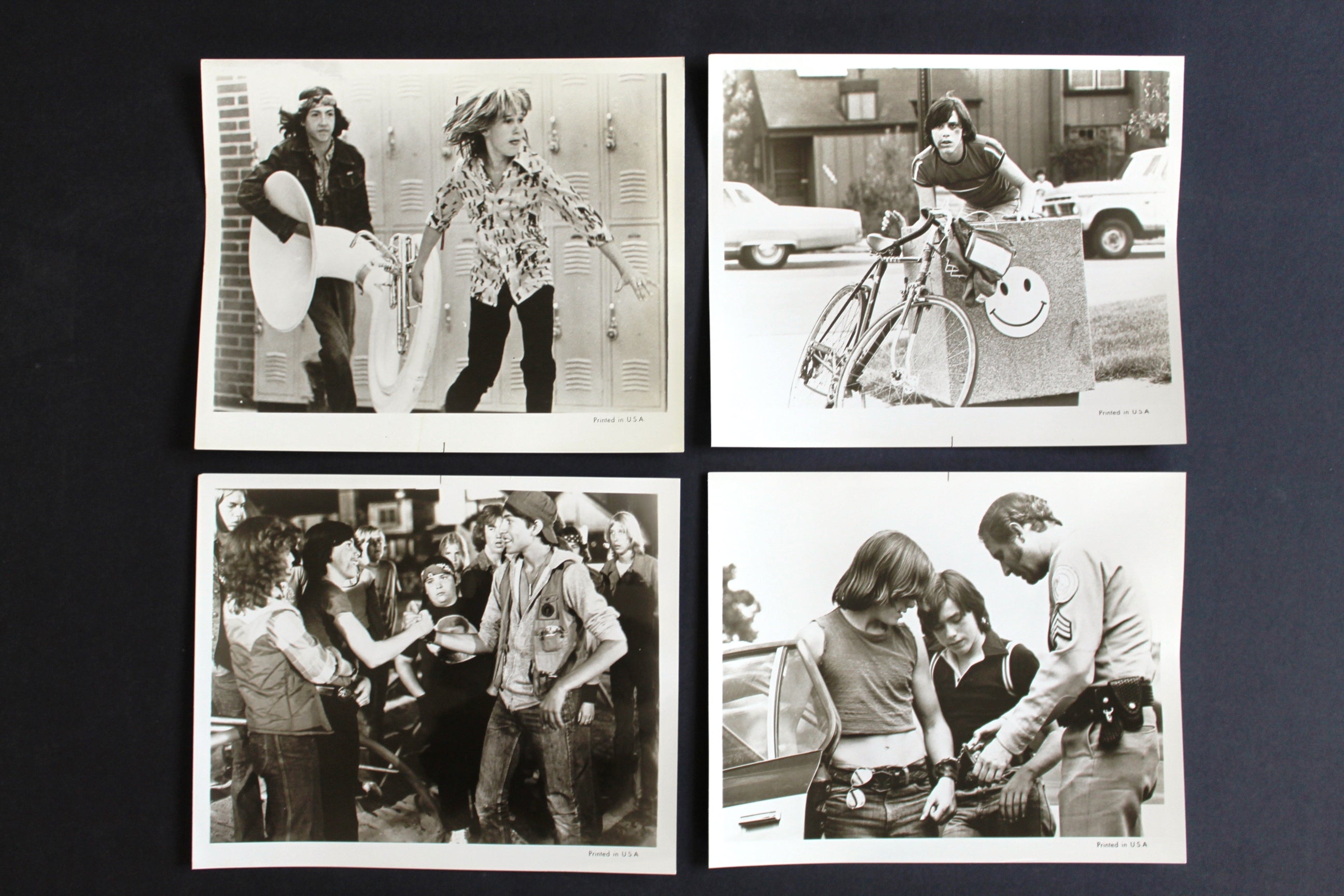 Vintage 1970s Over The Edge Movie Stills - Set of 14 Matt Dillon 10x8 Film Original Photos for Collectors & Movie Memorabilia Enthusiasts - Perfect for Home Theater Decor, Film History Displays & Retro Wall Art