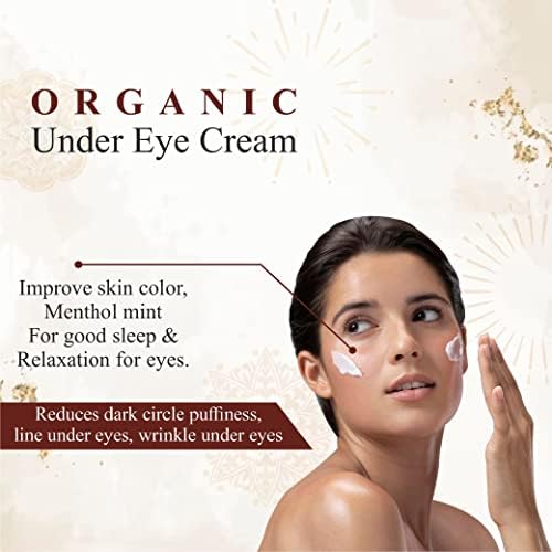 BELLAUNIVERSE Vita Rich Under Eye Cream for Dark Circles & Puffiness - Natural Anti-Aging Eye Treatment with Cooling Roller for Women & Men | Reduce Wrinkles, Brighten Skin | Perfect for Night Routine & Travel Skincare