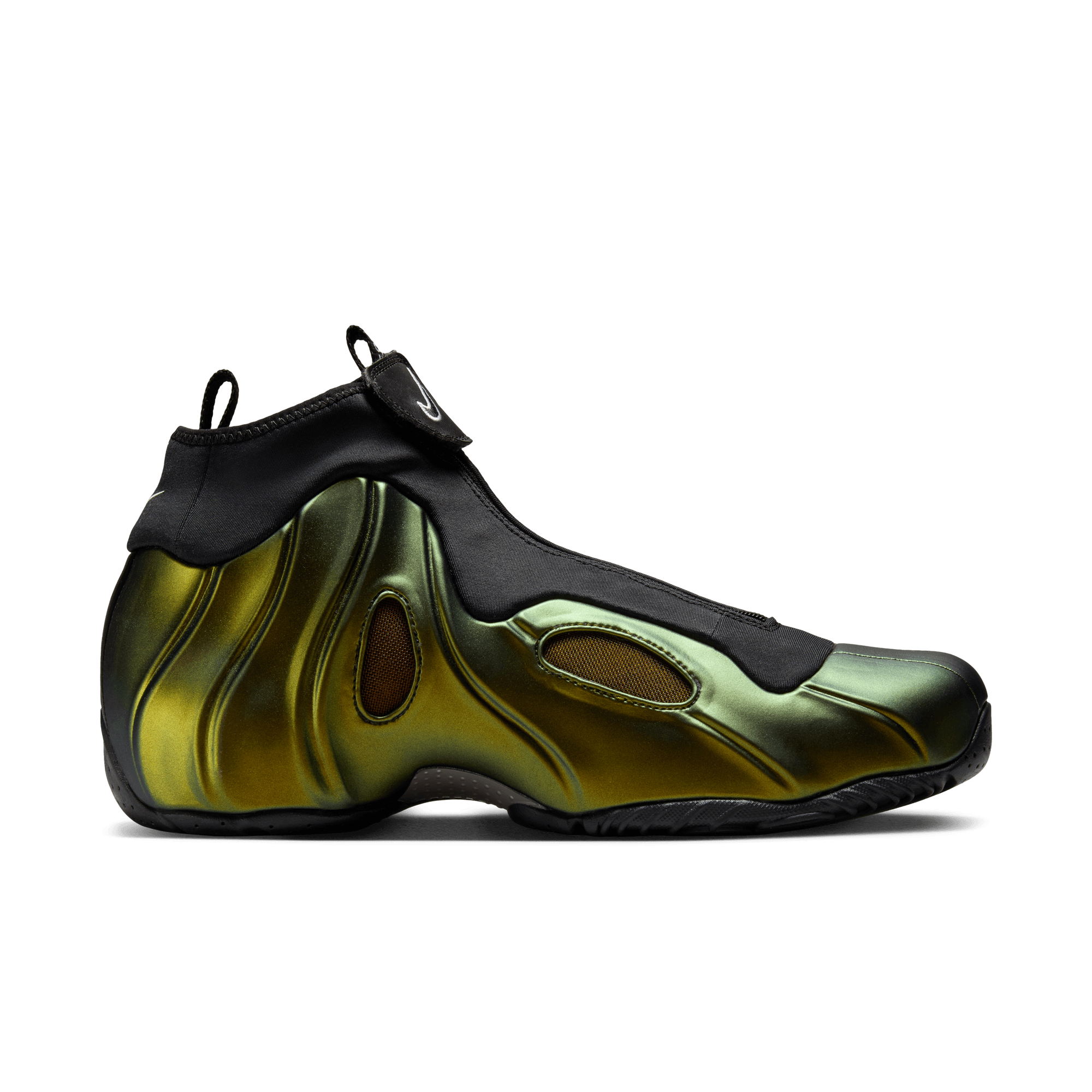 Nike Air Flightposite QS Metallic Gold Basketball Shoes for Men - High-Performance Hoops & Streetwear Sneakers - Perfect for Basketball Games, Training, and Urban Fashion