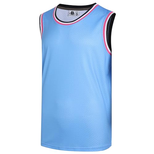 Black Neckline-light Blue Jersey