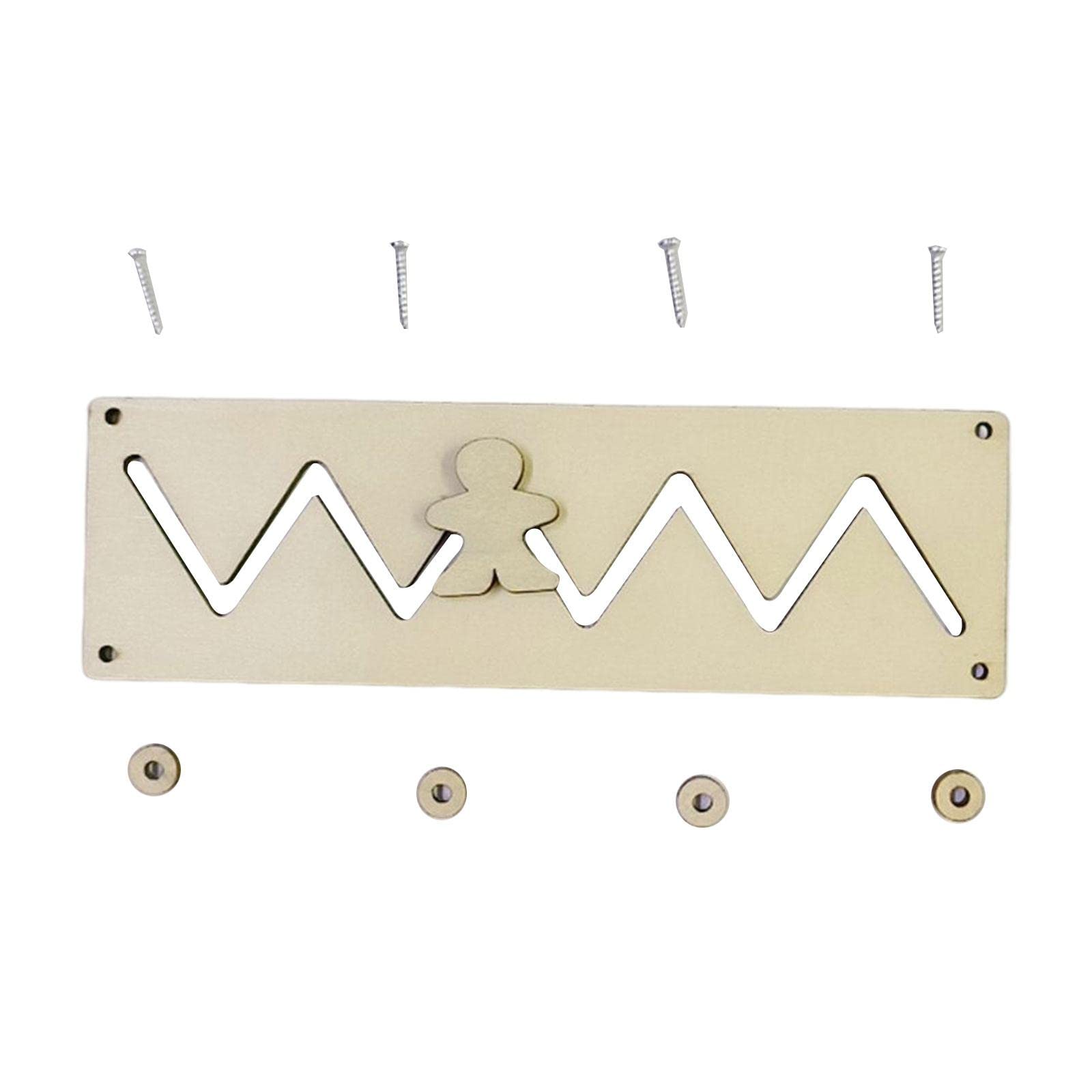 Montessori Sensory Busy Board Accessories - Slide Track DIY Parts for Kids | Educational Developmental Toys for Toddlers | Perfect for Home Learning & Travel Activities (Style A)