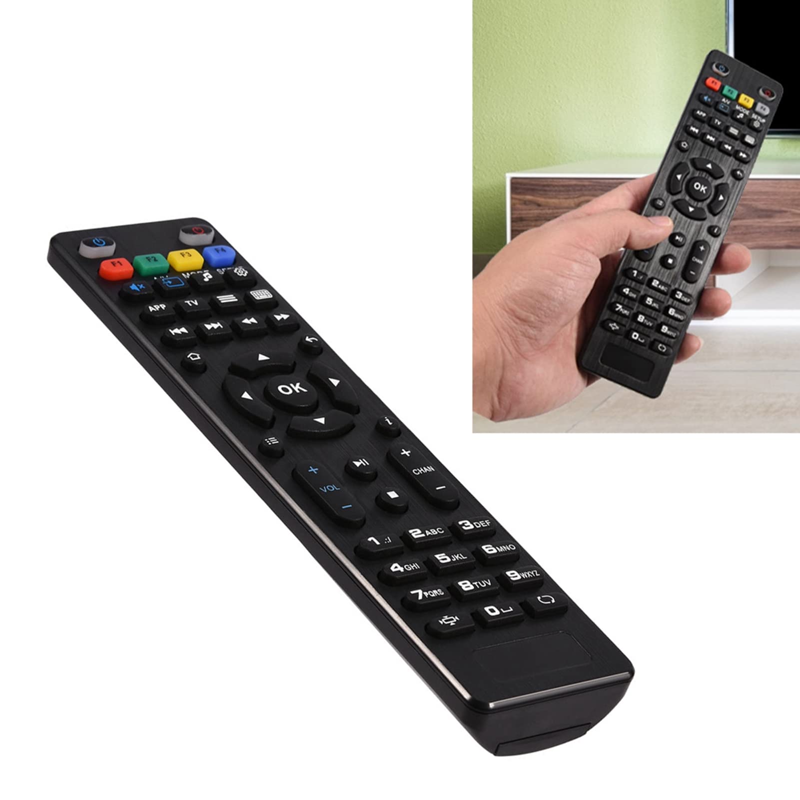 Universal TV Box Remote Control Replacement - Fully Compatible with IPTV TV Box (Works Like Original) | Perfect for Streaming, Gaming & Home Entertainment