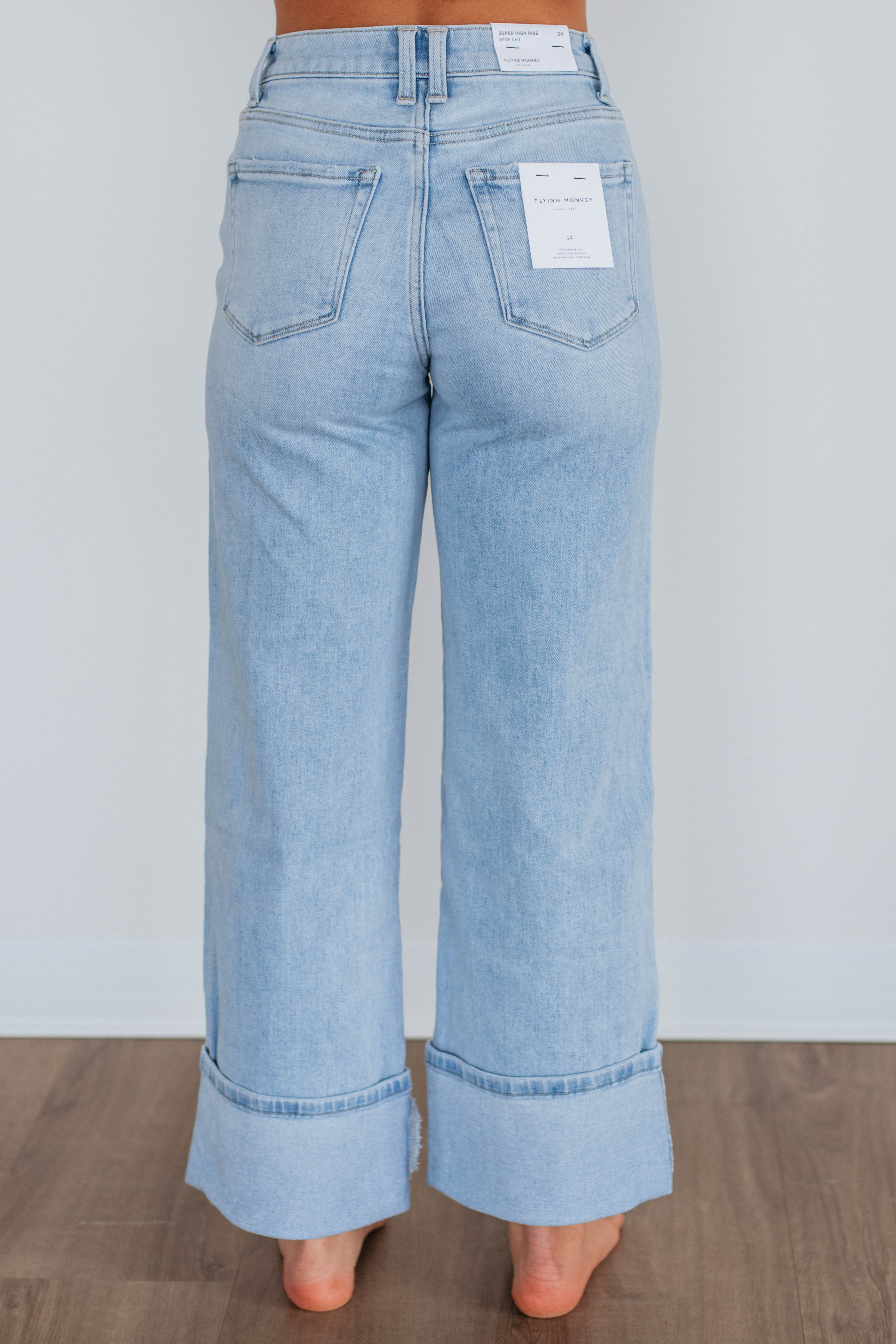Hayes Flying Monkey Jeans for Women - High Waist Stretch Denim Pants, Comfortable Skinny Jeans for Casual Wear & Night Out