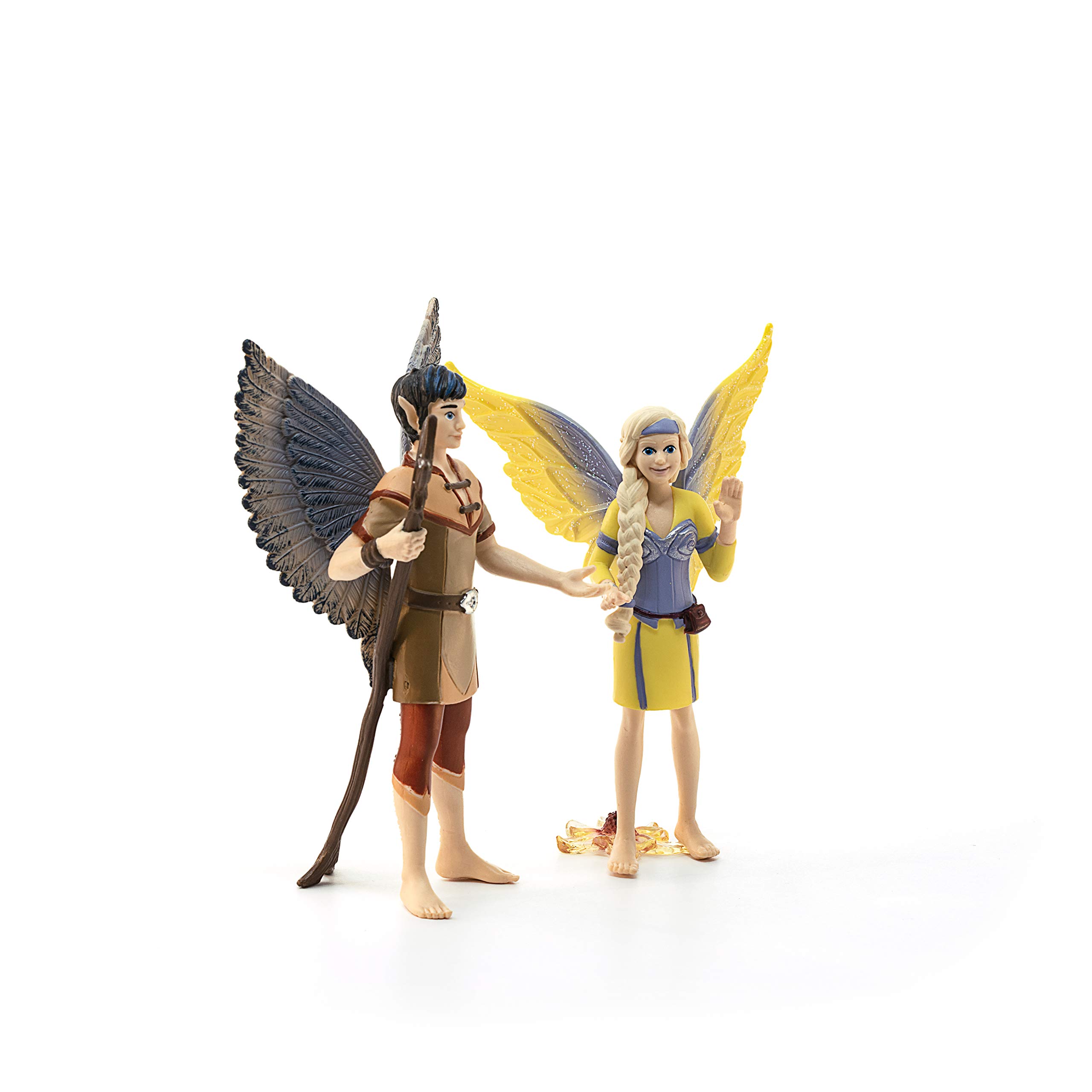 Schleich Bayala Movie Fairy Princess and The Unicorn Toy Set - Fairy Sera & Jaro Collectible Figurines for Kids Ages 5+ | Fantasy Play, Storytelling & Gift for Girls