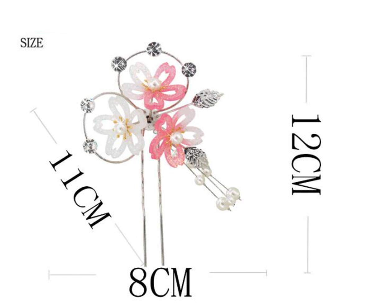 Faux Pearl Hair Stick - 2-Prong Acrylic Hairpin for Women | Wedding & Party Accessory