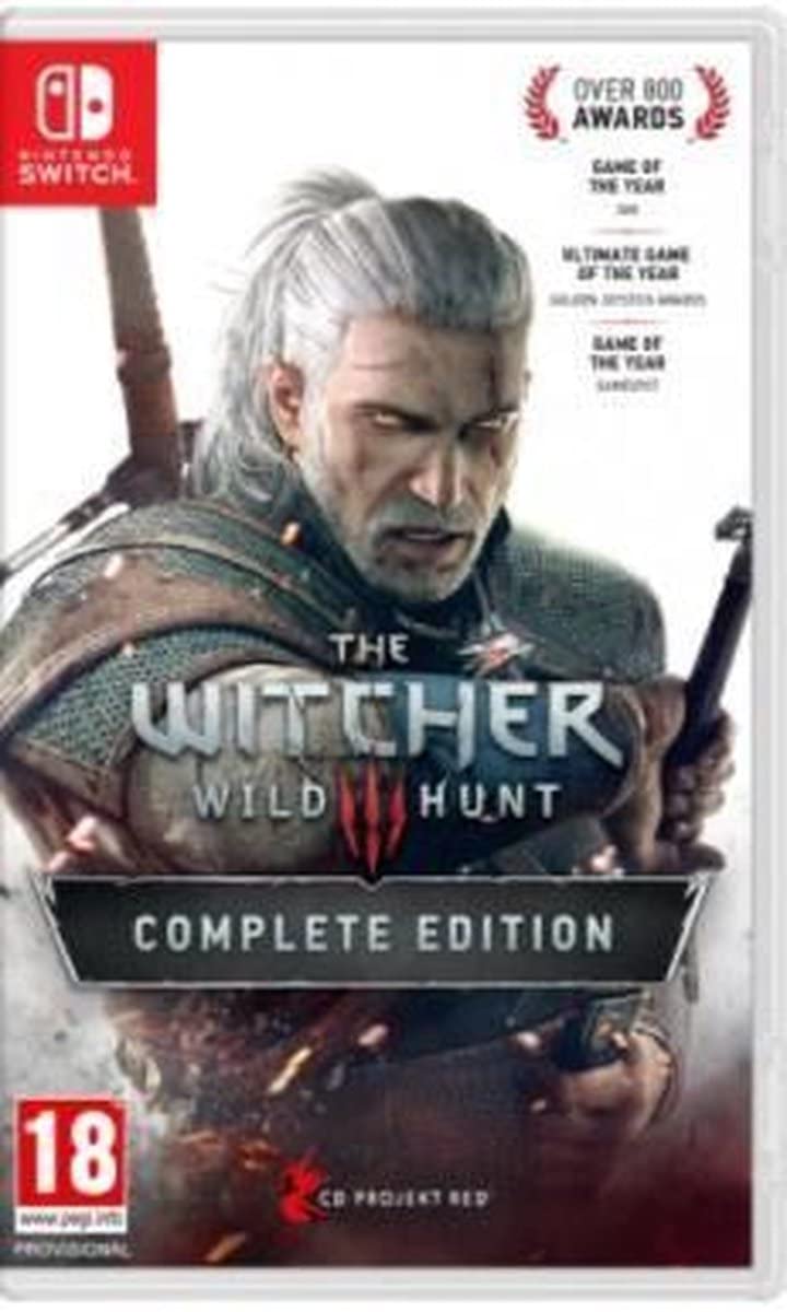 The Witcher 3: Wild Hunt Complete Edition for Nintendo Switch - Open World RPG Game with Expansions | Perfect for Home Gaming & Travel Adventures