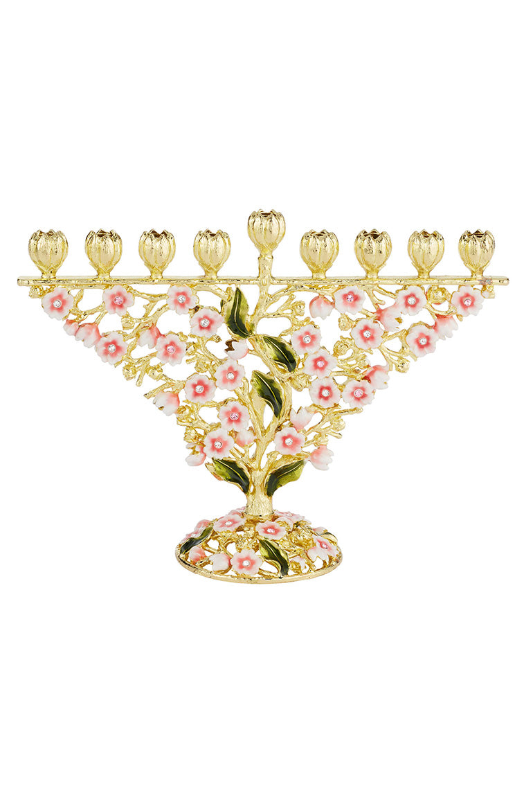 Olivia Riegel Bella Menorah - Elegant Hanukkah Candle Holder for Jewish Holiday Decorations & Home Celebration