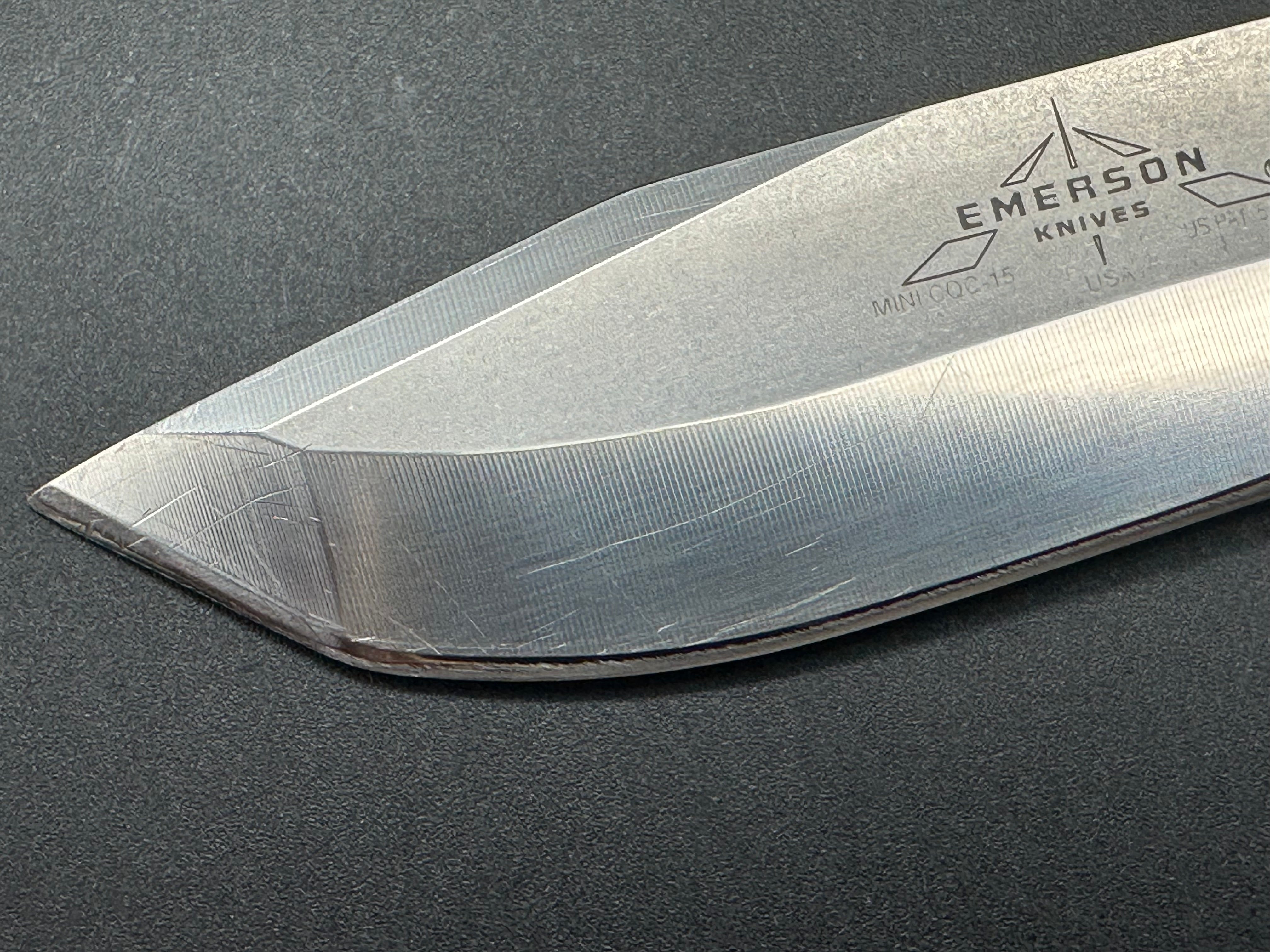 Emerson Mini CQC-15 Folding Knife - G10 Handle, 154CM Stainless Steel Blade - EDC, Outdoor, Tactical, Survival, Camping, Hunting Gear