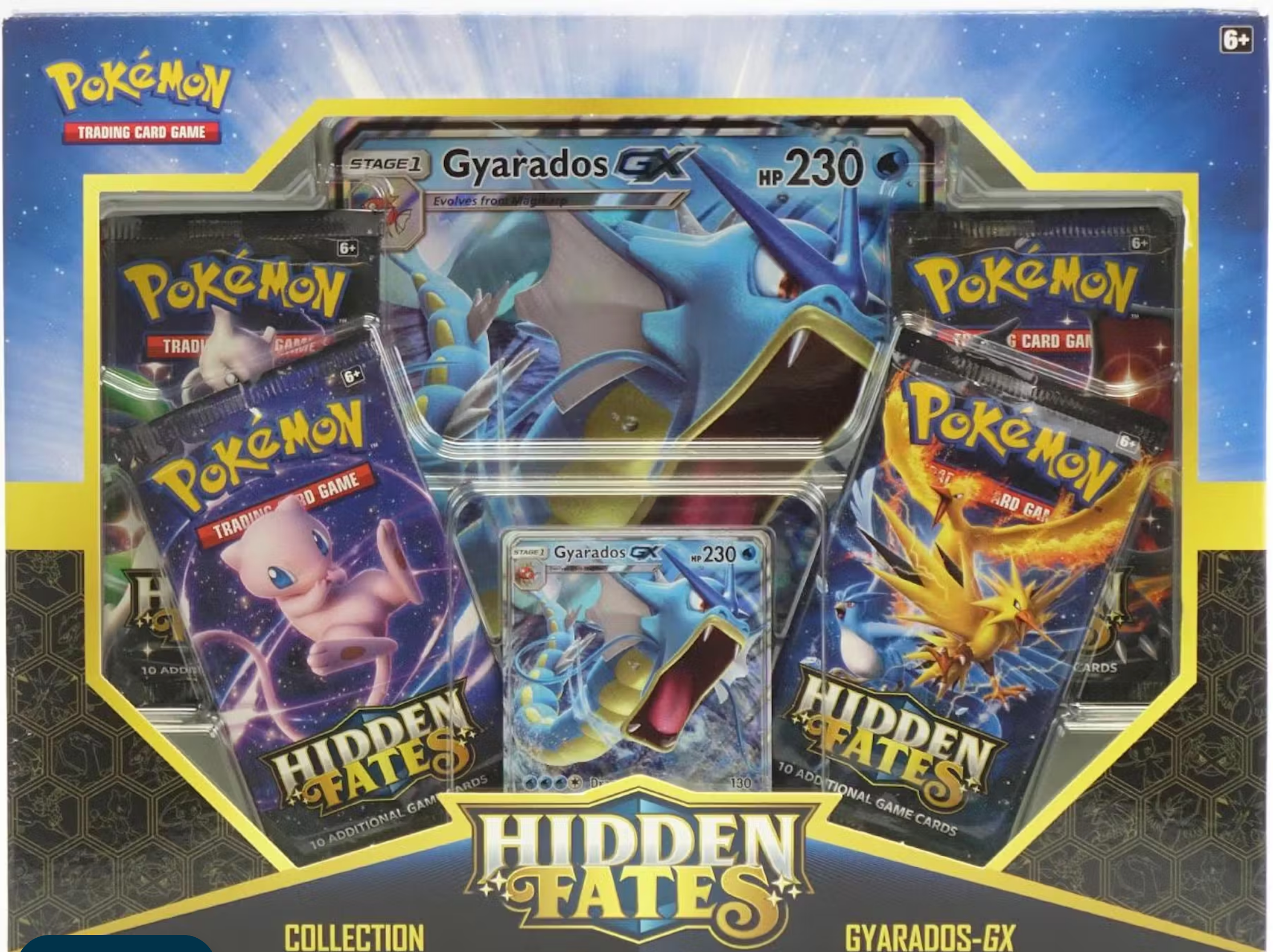 Pokemon Hidden Fates Gyarados GX Collection - Rare Trading Card Set for Collectors & Battles | Perfect for Pokemon TCG Tournaments, Gifts & Display
