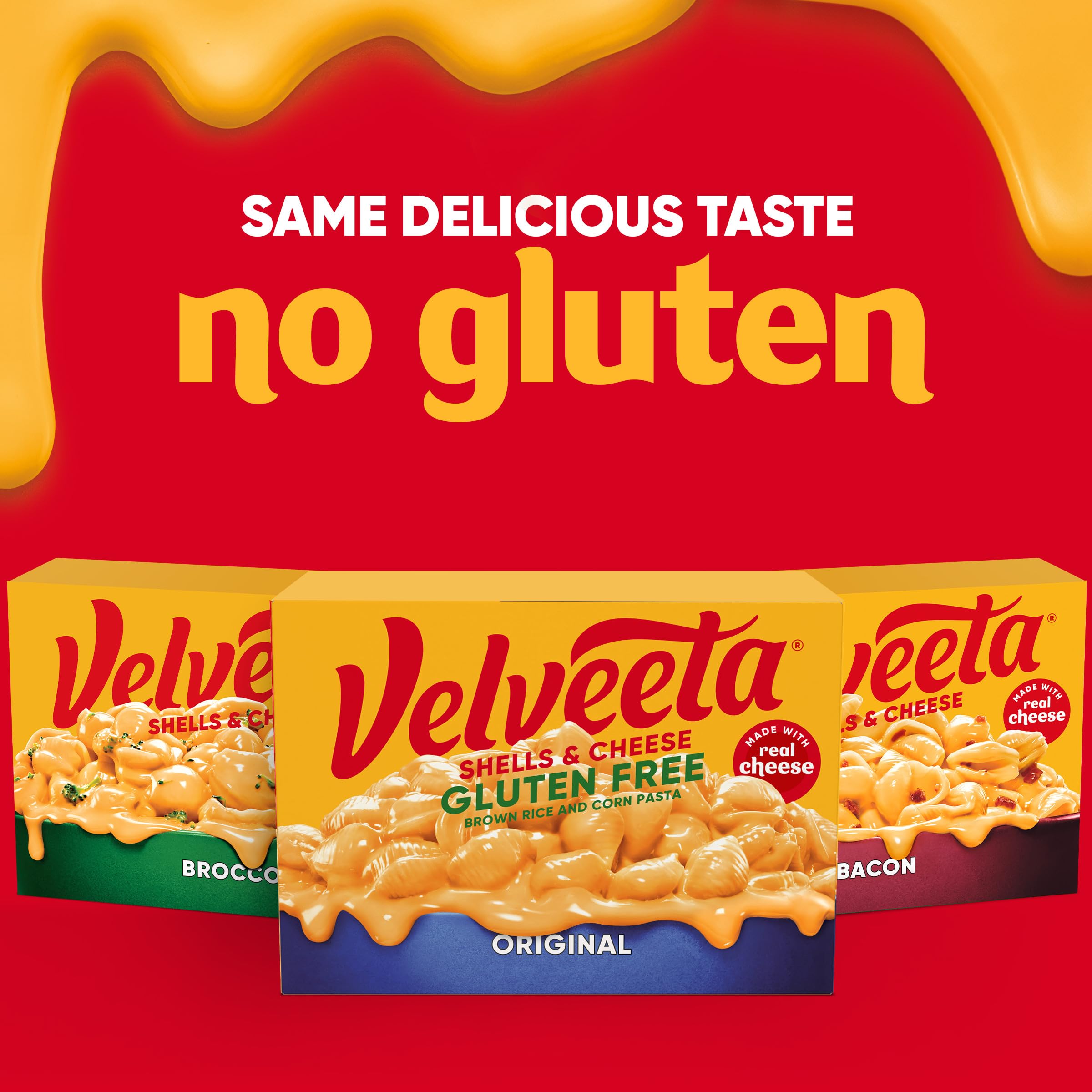 Velveeta Gluten Free Shells & Cheese - 12 oz Box - Quick & Easy Mac and Cheese Dinner for Kids & Family Meals - Perfect for Lunch, Dinner, or Snacks
