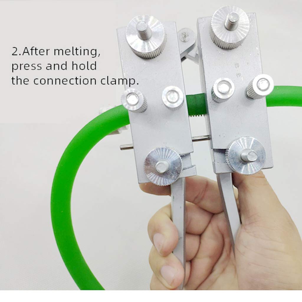 TOPCHANCES 220V 0-300℃ Adjustable Temperature Plastic Welder with PU Round Belt & Precision Connector - Perfect for PVC Pipe Repair, DIY Projects, and Industrial Plastic Welding