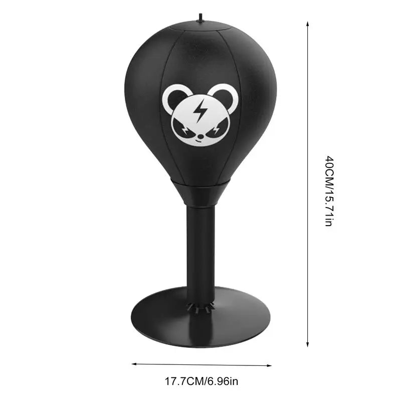Stress Relief Desktop Punching Bag with Strong Suction Cup - Portable Office & Home Stress Buster for Adults, Perfect for Work Desks, Gaming Setups & Home Gym