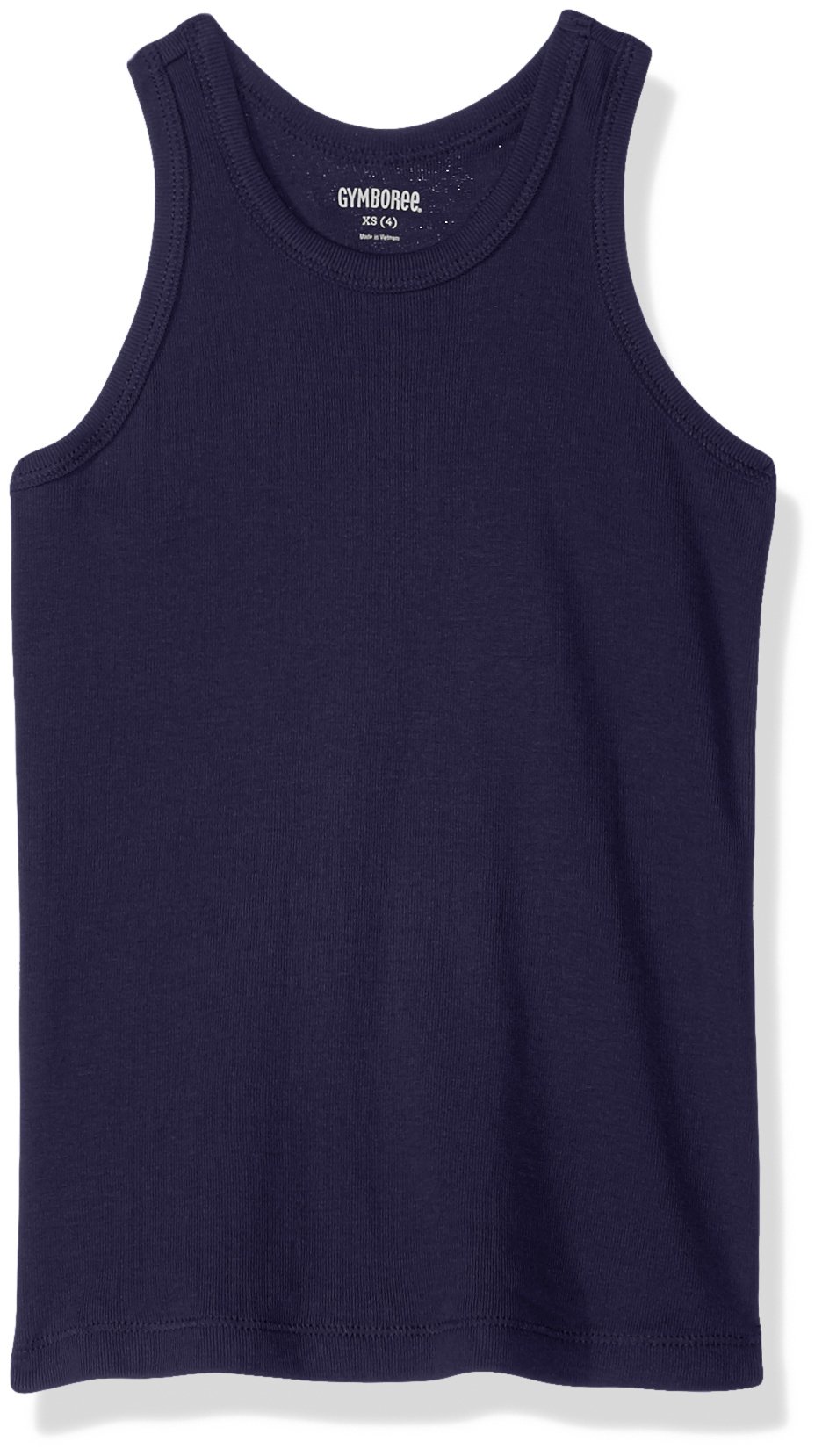 Gymboree Girls' Little Basic Racer Back Tank Top - Soft Cotton Athletic Tee for Toddler & Kids Playtime, Sports & Summer Outfits