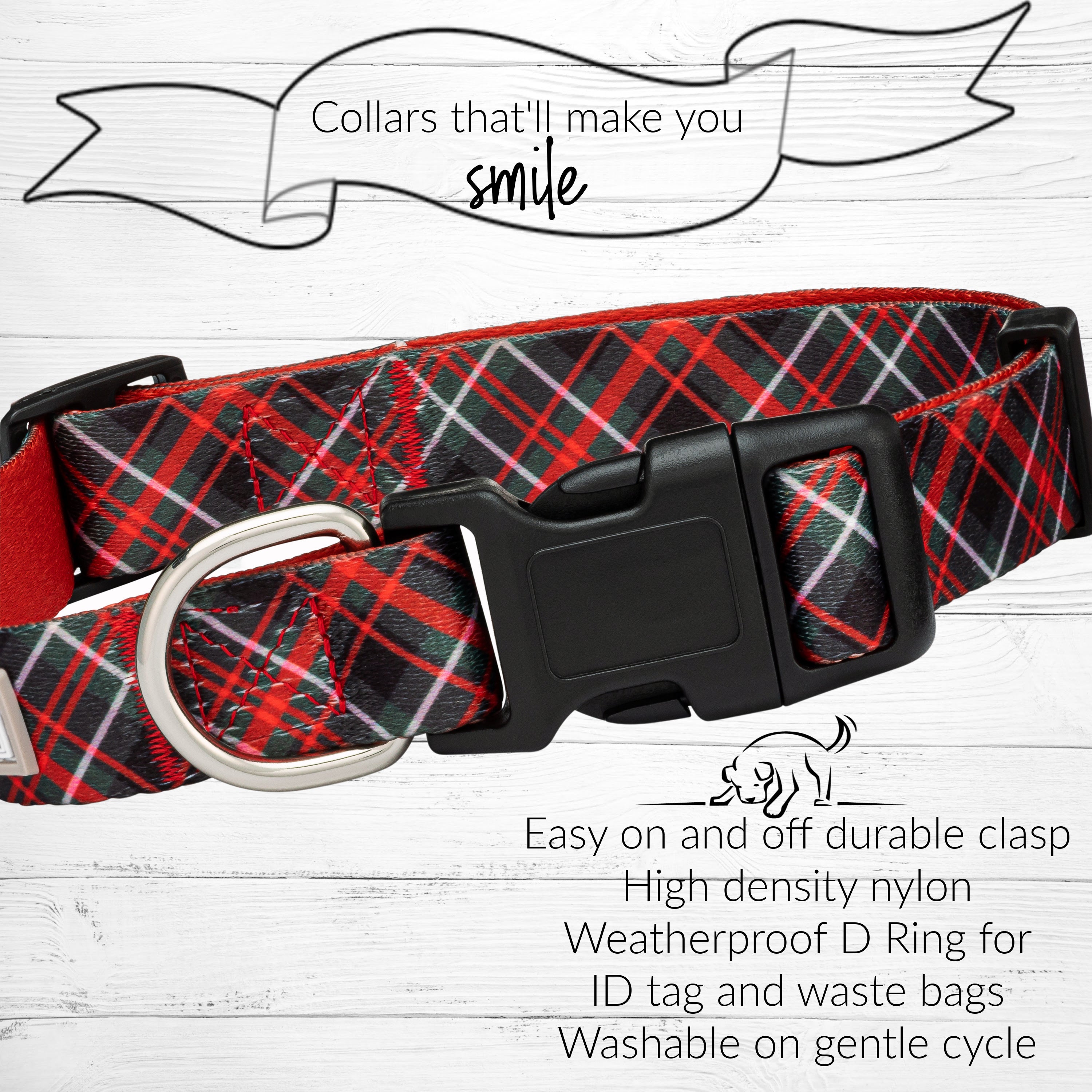 Heywood Wide Collar for Dogs - Durable & Stylish Pet Accessory for Walking, Training & Outdoor Adventures