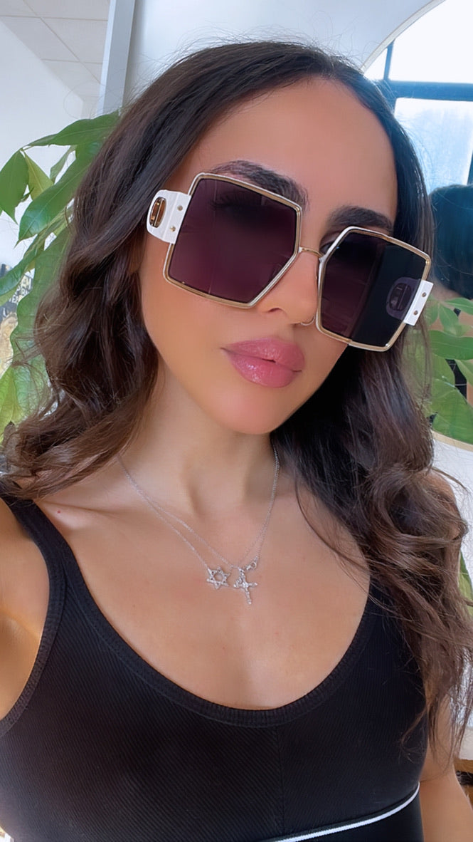 Dior 30Montaigne S4U Havana Sunglasses for Women - Luxury Designer Shades for Beach, Driving & Fashion Outfits