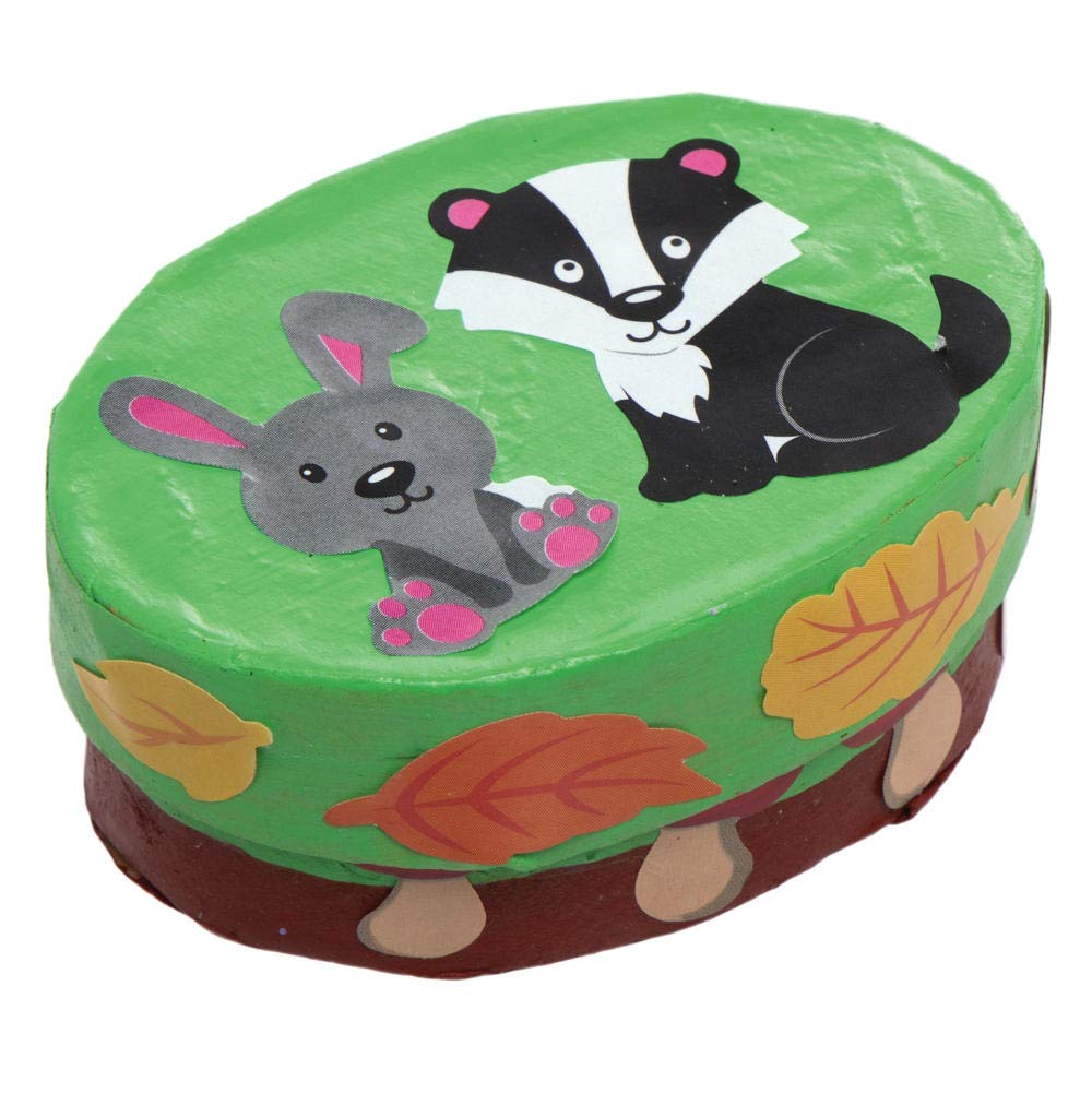 Woodland Animal Sticker Rolls - Pack of 600, Kids Arts and Crafts Stickers for Card Making, Scrapbooking, DIY Projects, School Activities, and Party Favors | Perfect for Classroom Rewards, Birthday Gifts, and Creative Play