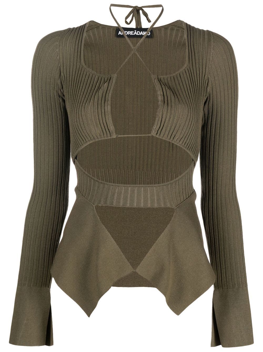 Andrea Adamo Women's Green Blouse - Elegant Casual Top for Work & Everyday Wear | Perfect for Office, Dates & Social Events