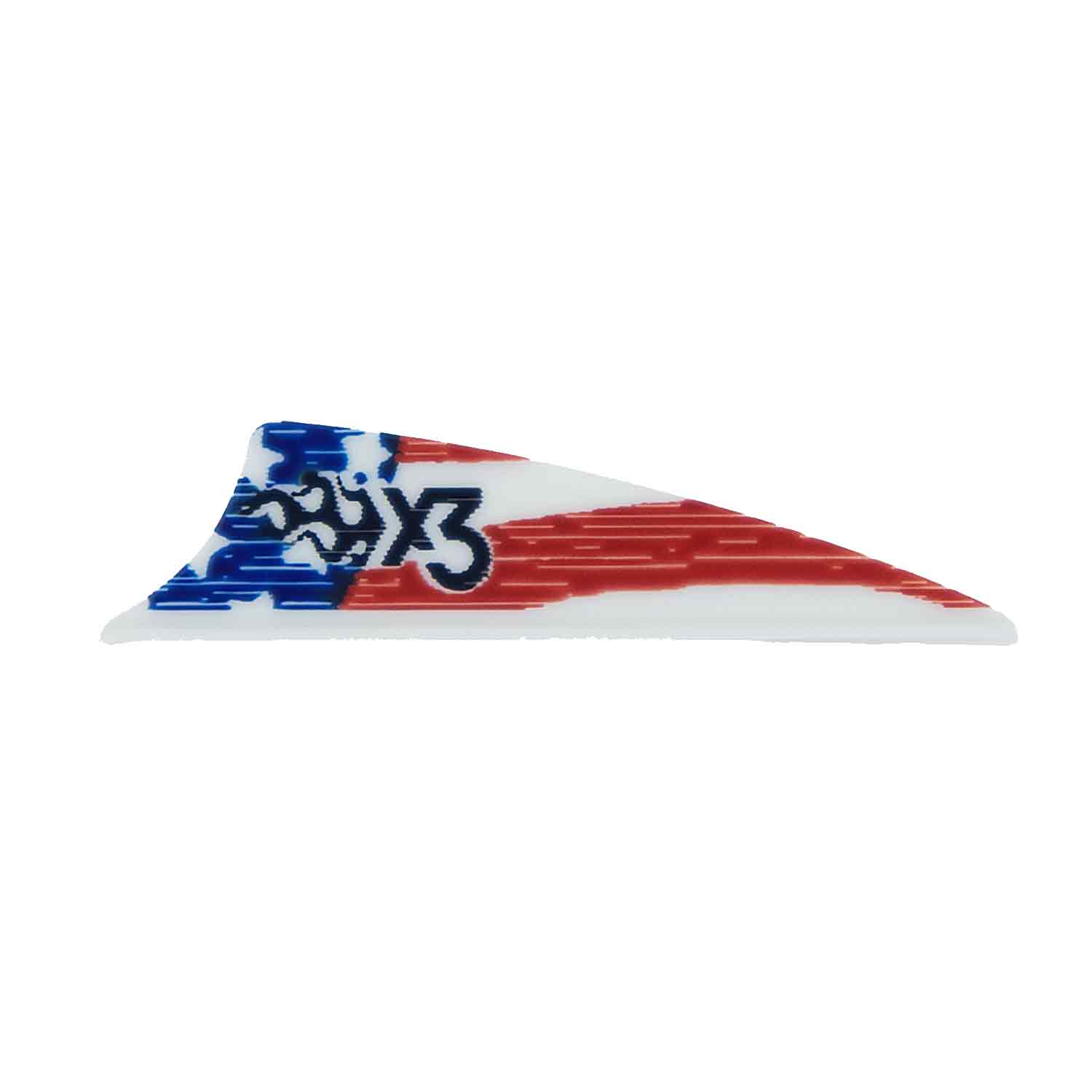 Bohning X3 Vane American Flag Archery Fletching - Perfect for Target Practice and Outdoor Hunting Adventures